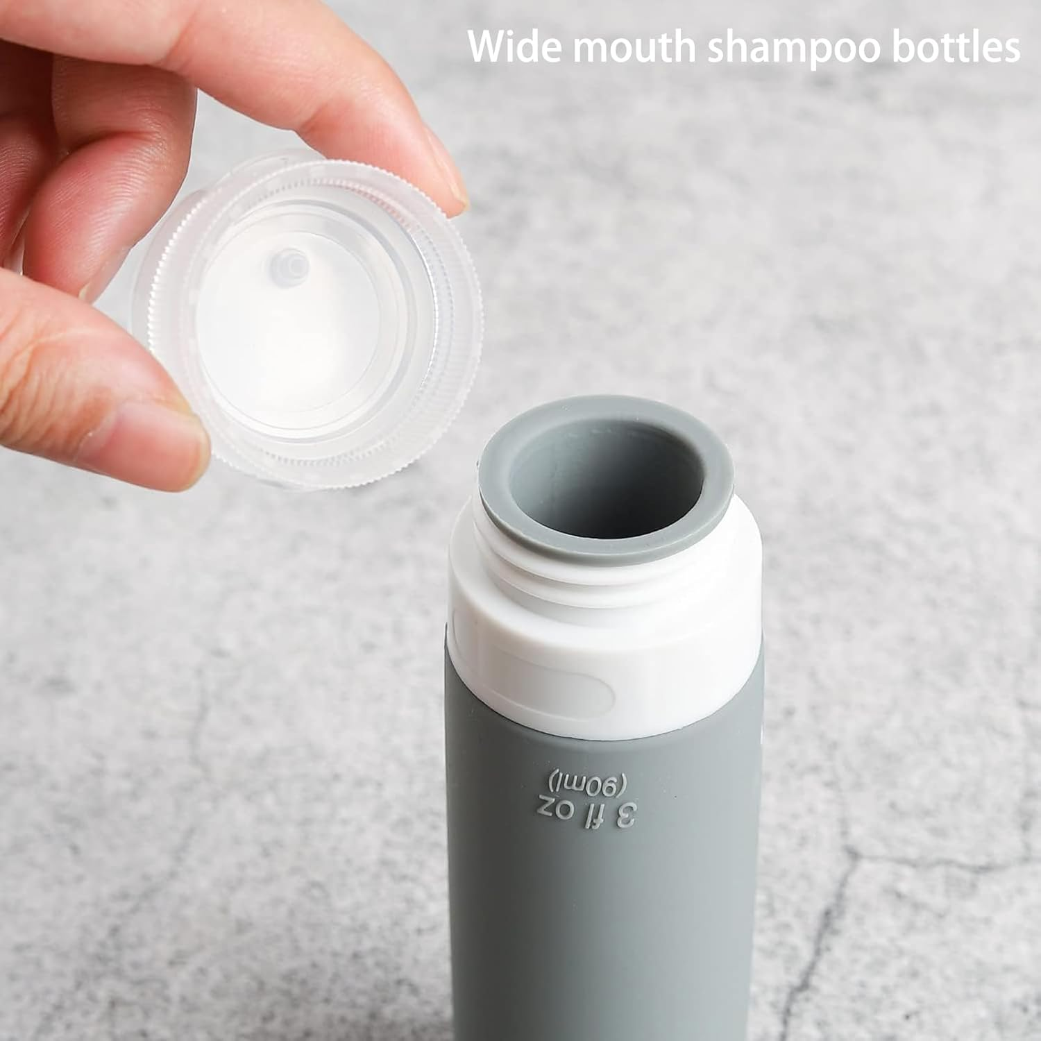 Travel Bottles Set,16 Pack- Beach Change Bottle Set Salt with Clear Toiletry Bag, Resistant Leak Proof Squeezable Containers, Refillable Bottles for Camping/Travel image number 1