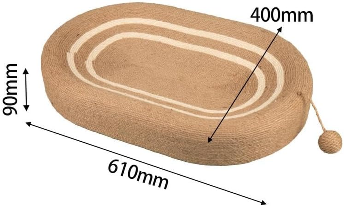 Cat Scratcher Lounge Bed Interactive Toy Ball Scratcher Pad Scratching Bed Pet Cushion Cat Scratching Mat for Sleeping Playing Indoor Cats