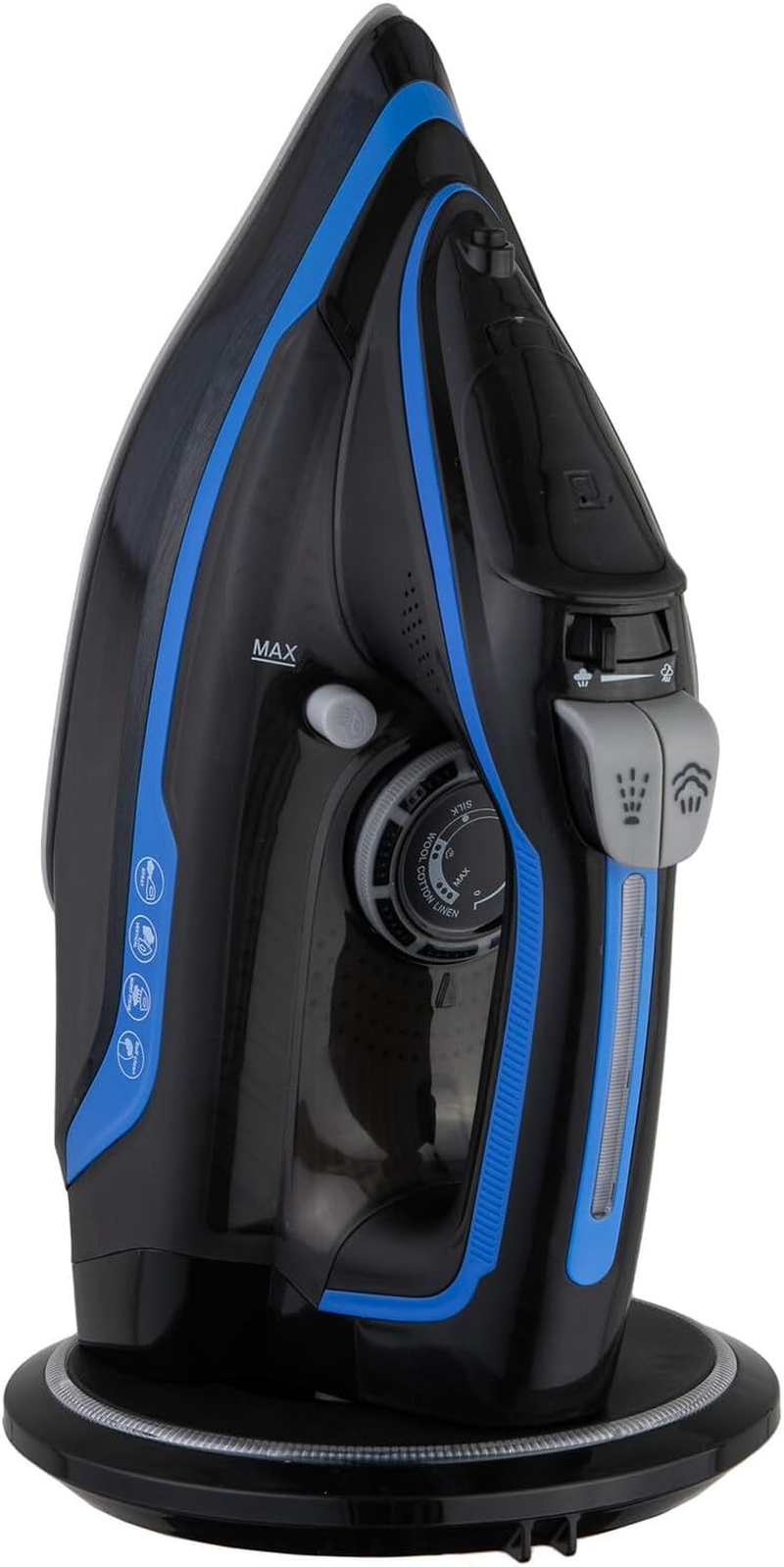 Lenoxx Cordless Steam Iron with Ceramic Plates - 360&deg; Charging Base, Self-Cleaning, 2200W Power, Integrated Water Spray, Lightweight Design - Effortless Ironing and Maintenance image number 1