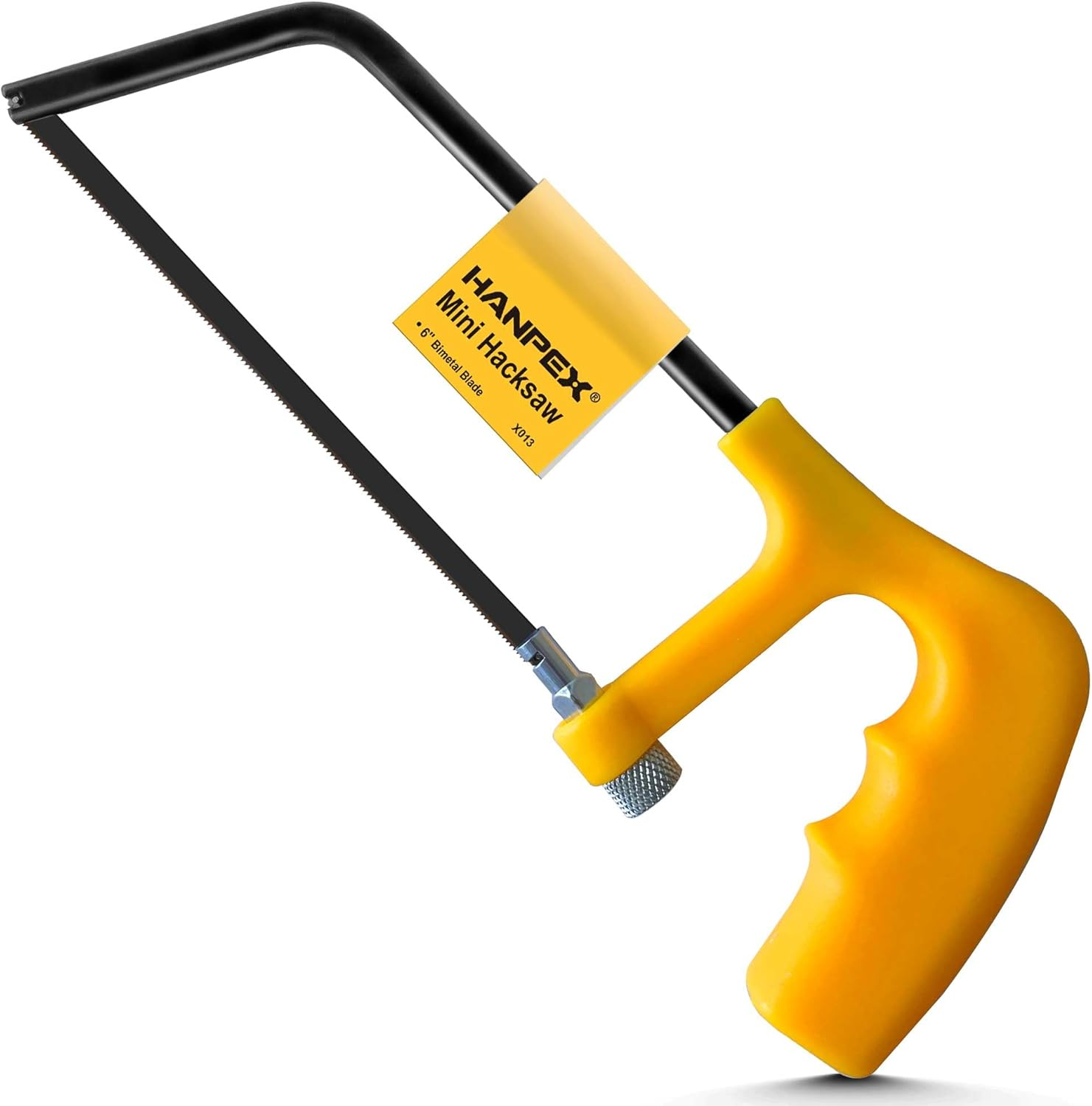 Hanpex 15Cm / 6 In. Mini Hacksaw Frame - 150Mm Extra Fine Cut Junior Hack Saw with Bi-Metal Blade for Metal and Wood image number 2