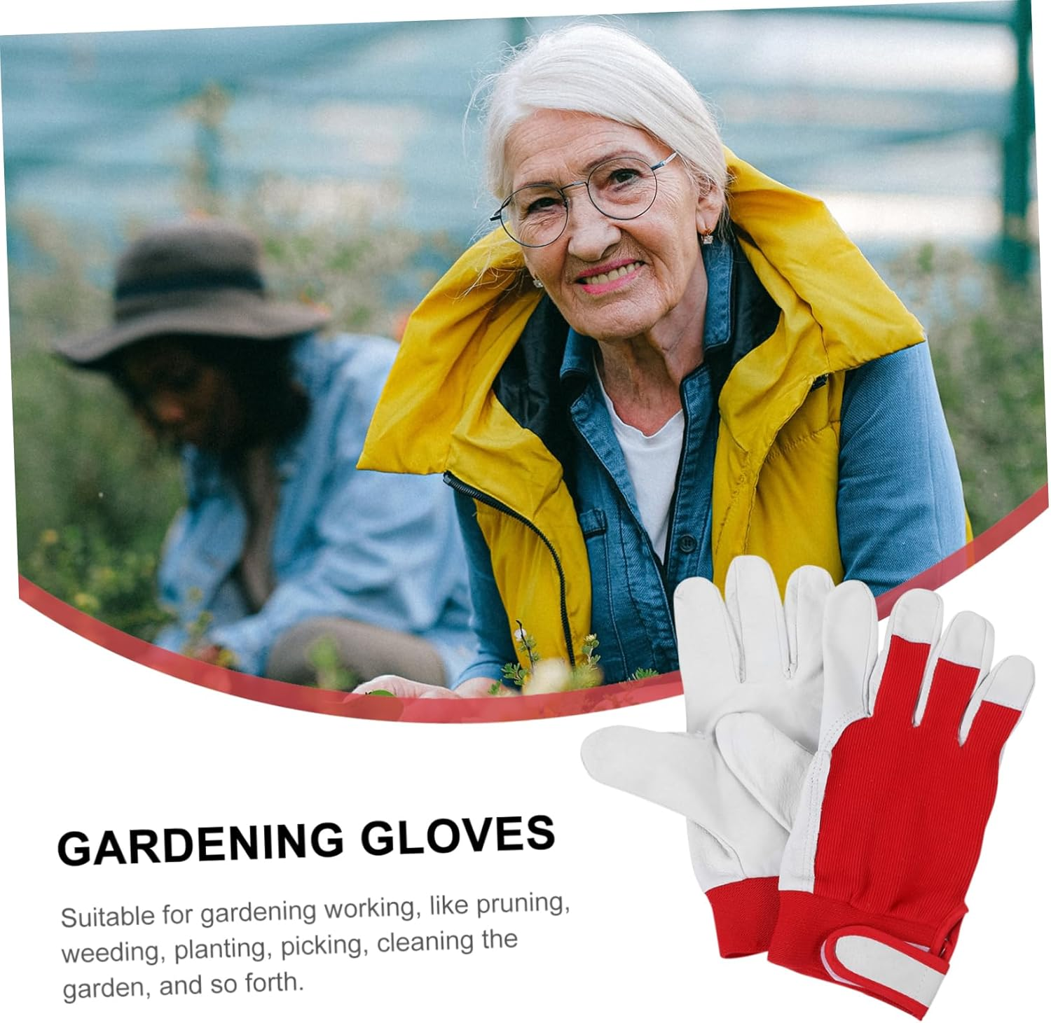 Garden Pruning Gloves for Men and Women Breathable Gardening Work and Planting Tasks image number 2