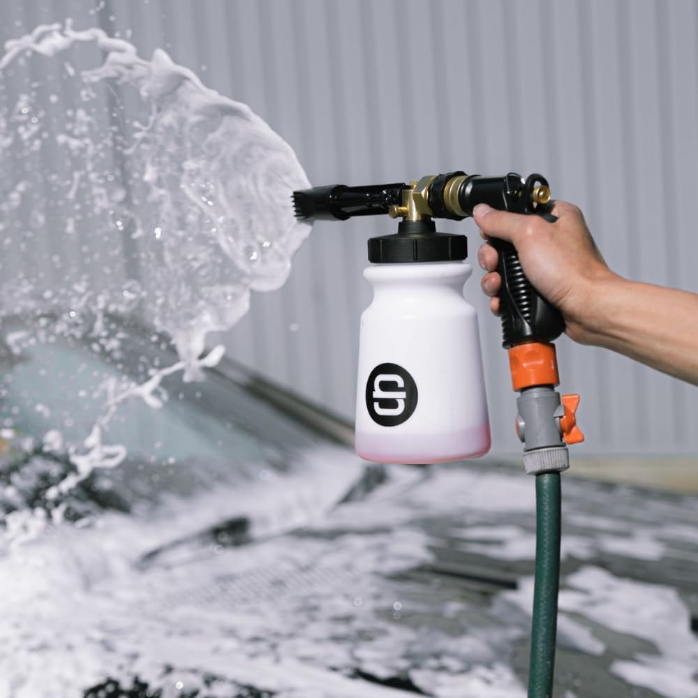 Snow Foam Gun V2 - High-Pressure Foam Cannon for Car Wash, Designed for Garden Hoses, Adjustable Concentration for Thicker Foam, Durable Build for Easy Automotive Cleaning image number 1
