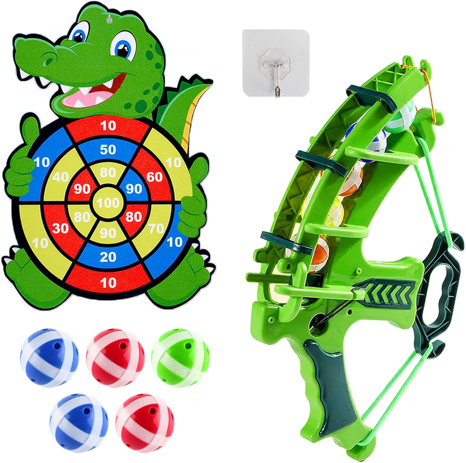 2 Pack Kids Bow and Arrow for Kids, 42Cm Large 2 Board Targets with 10 Sticky Balls, Indoor/Sports Outdoor Fun Party Play Game Toys Birthday Gifts for 3 4 5 6 7 8 9 10+ Years Old Boys Girls Adults image number 4