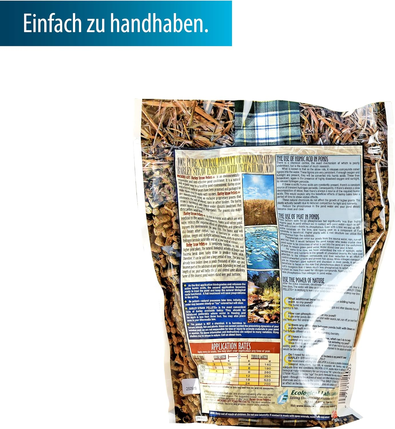 Microbelift Barley Straw Pellets 1 Kg