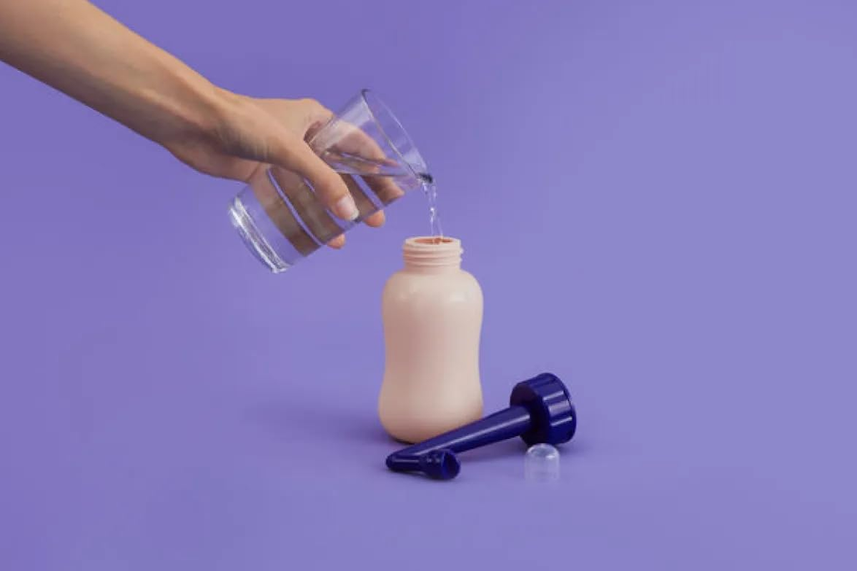 Kin Peri Bottle 300Ml | Ergonomic Postpartum Care Bottle | Gentle Cleansing for Vaginal and C-Section Recovery, Postpartum Care Portable Travel Bidet | 1 Count