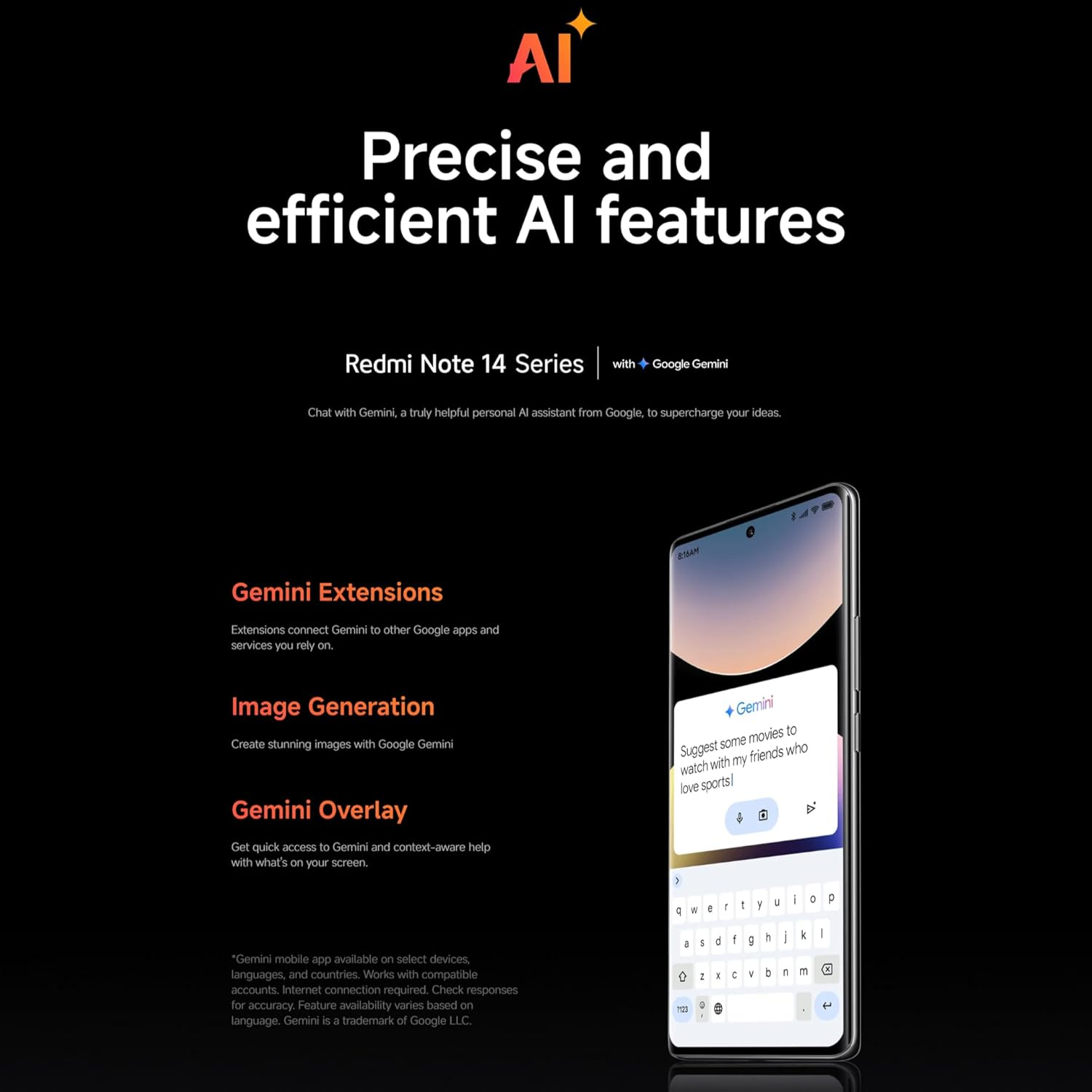 Xiaomi Redmi Note 14 Pro Smartphone, 8+256GB, Blue, 200MP Pro-Grade AI Camera, 5500Mah Battery, 32MP Selfie Camera, AI Features (Charger Not Included) image number 3