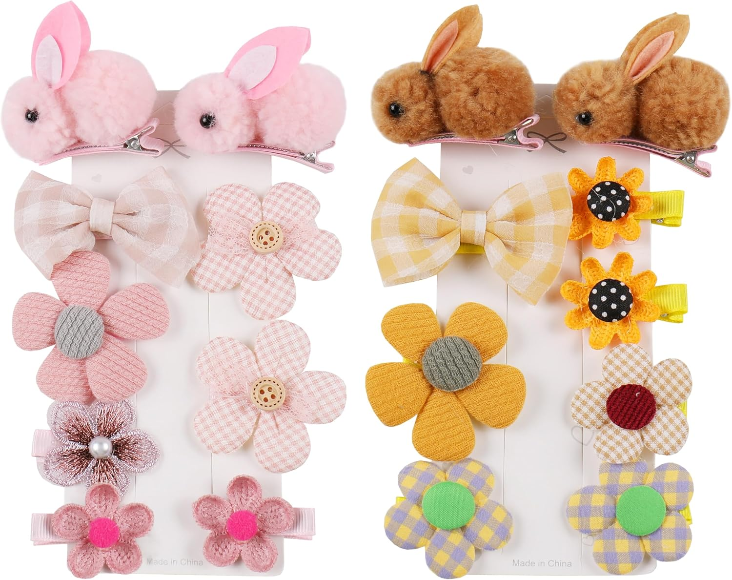 18 Pack Cute Hair Accessories for Girls - Toddler Hair Clips, Barrettes & Bows, Alligator Lined Snap Clips, Baby Girls Hair Accessories for Little Kids, Children & Teens image number 4