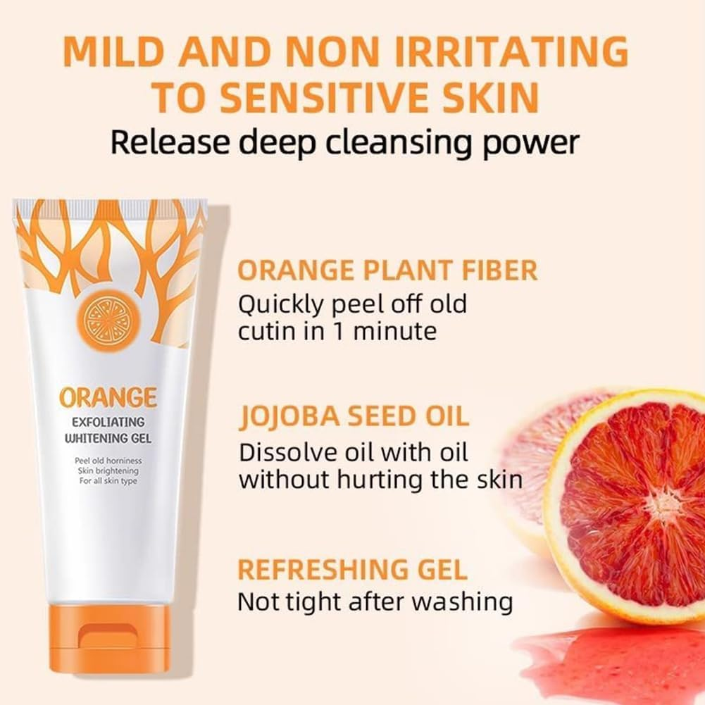 Gmeelan Orange Exfoliating Whitening Gel, Gmeelan Orange Exfoliating Gel Face Whitening (1Pc) - 2Pcs image number 2