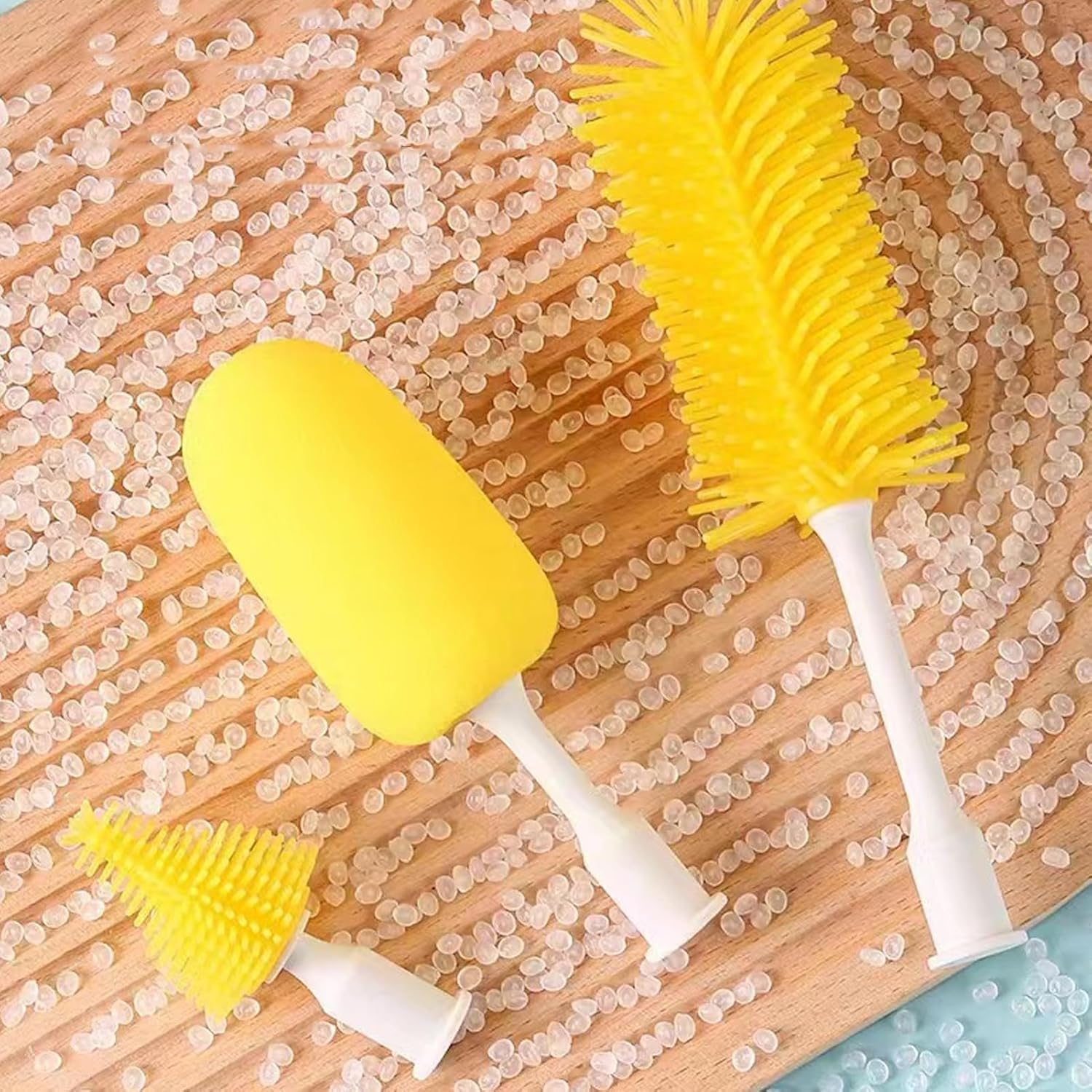 Bewinner Electric Baby Bottle Brush - Removable Smart Baby Bottle Cleaner with 3 Head, Safty Silicone Travel Bottle Brush for Most of Bottles Cups image number 6