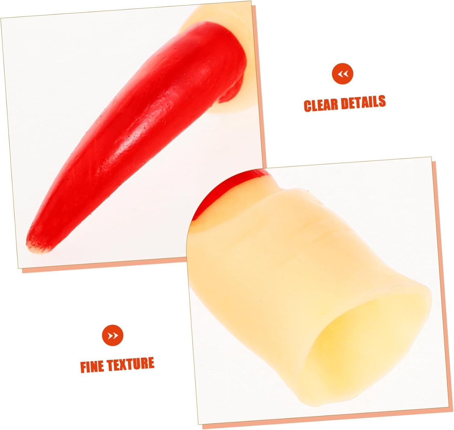 VICASKY 10Pcs Multi-Function Halloween Props Realistic Fake Fingers for Scary Party Accessory image number 6