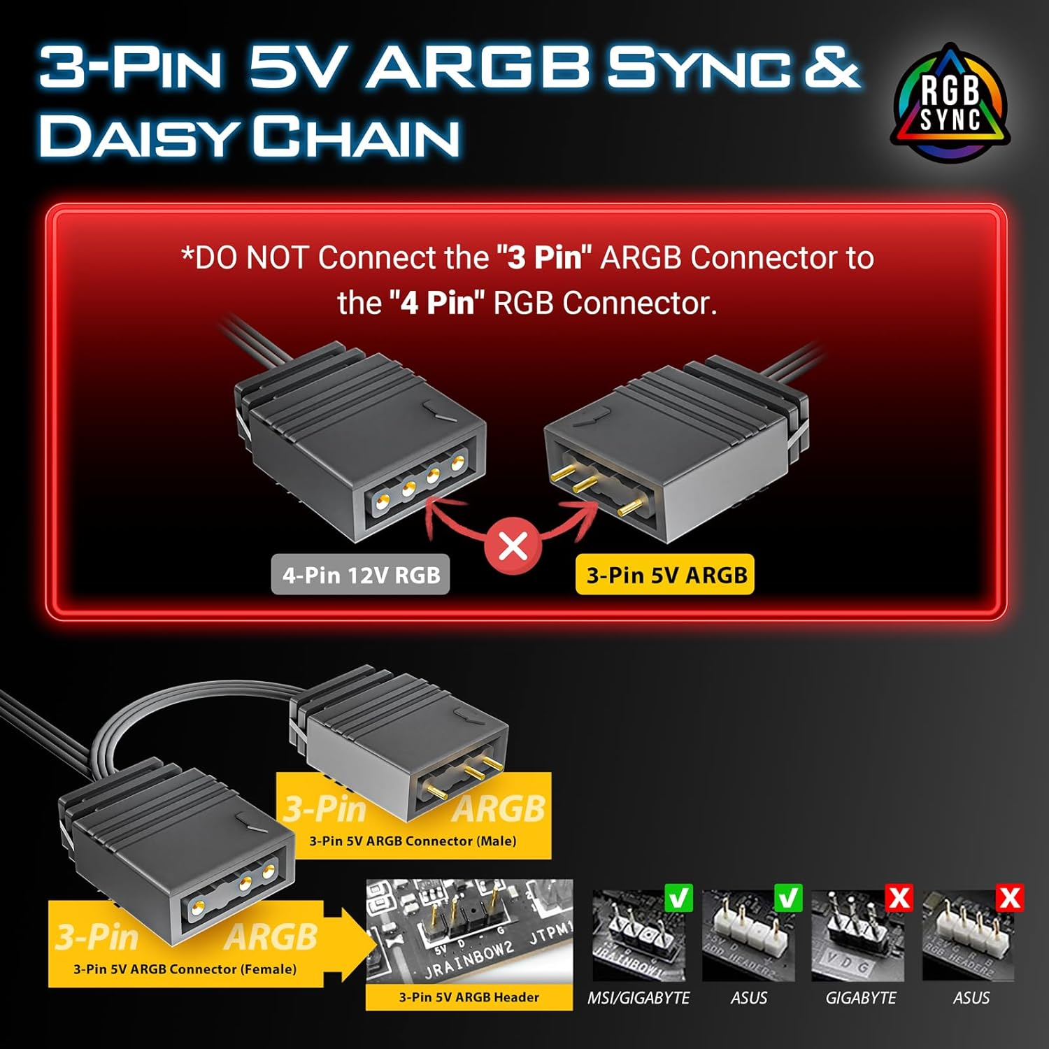 Antec Dagger ARGB 5V 3-Pin 5 Holes GPU Bracket, 170-270 Mm, Black image number 5