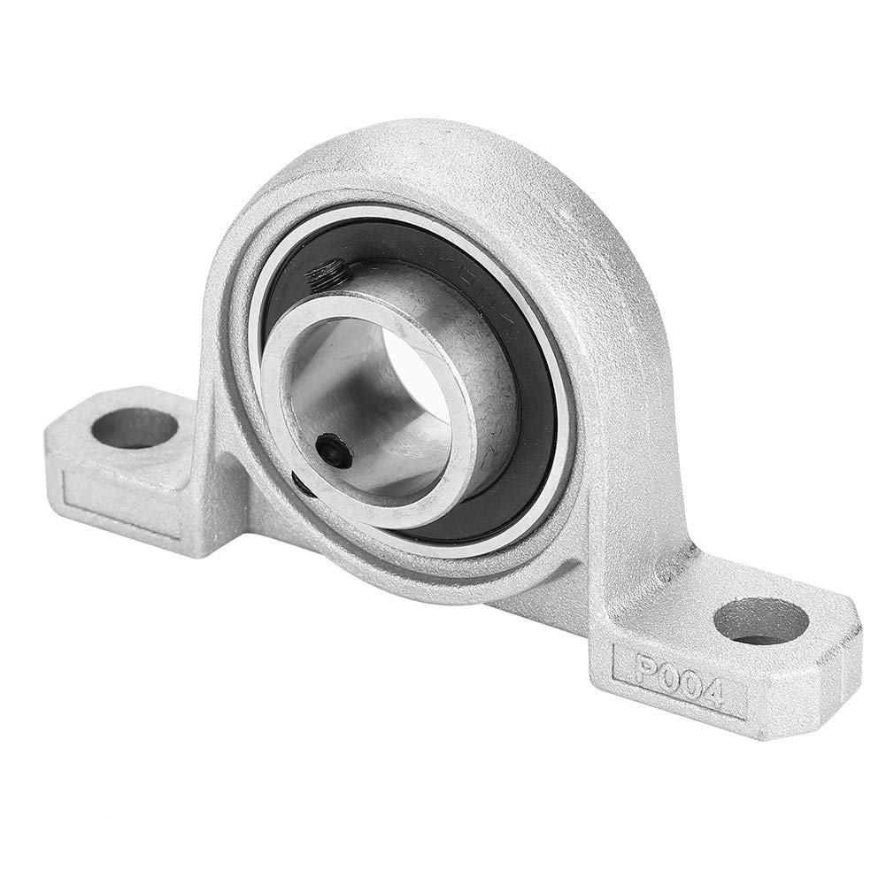 Zinc Alloy Seated Bearing, KP004 Pillow Block Bearings, Ball Block Bearing Bousing for Automotive and Industrial Applications (Inner Diameter 20Mm)