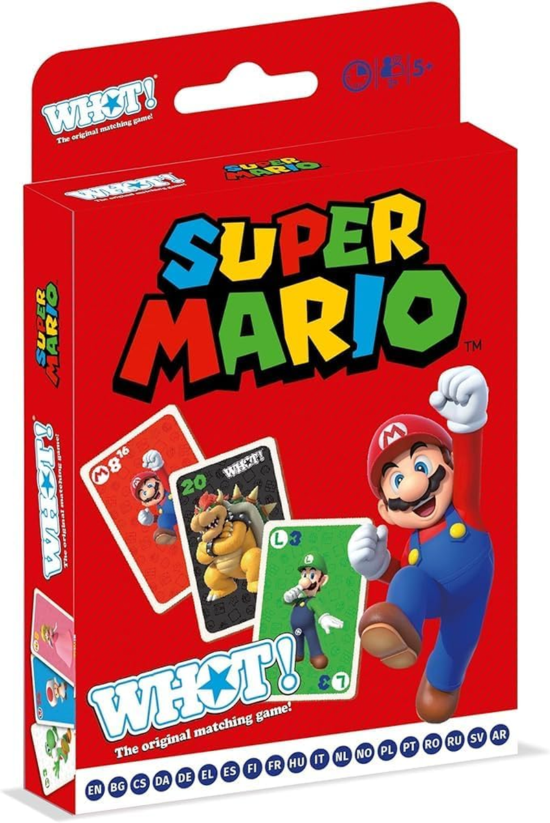Top Trumps Winning Moves Super Mario - WHOT! Card Game - Family Game (WM02857-ML1-12) image number 5