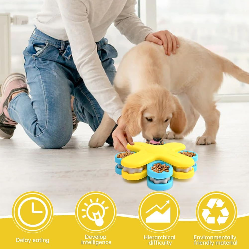 Dog Puzzle Toy, Dogs Puzzles Feeder, Puppy Enrichment Toy for Large Medium Small Dogs, Interactive Do-G Toys Treat Puzzle Dog Enrichment Toys image number 6