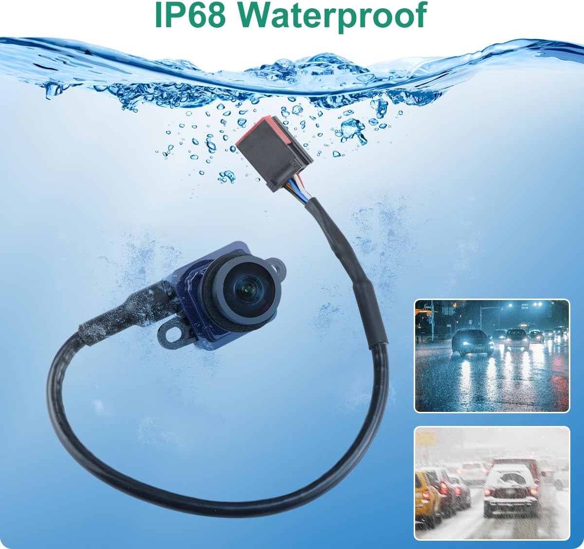 56054058AH Rear View Backup Camera Compatible with 2011-2014 Dodge Charger Chrysler 300 - Greenyi Reversing Park Assist Cam， Replacement for OE# 56054058AD, 56054058AE, 56054058AF image number 4