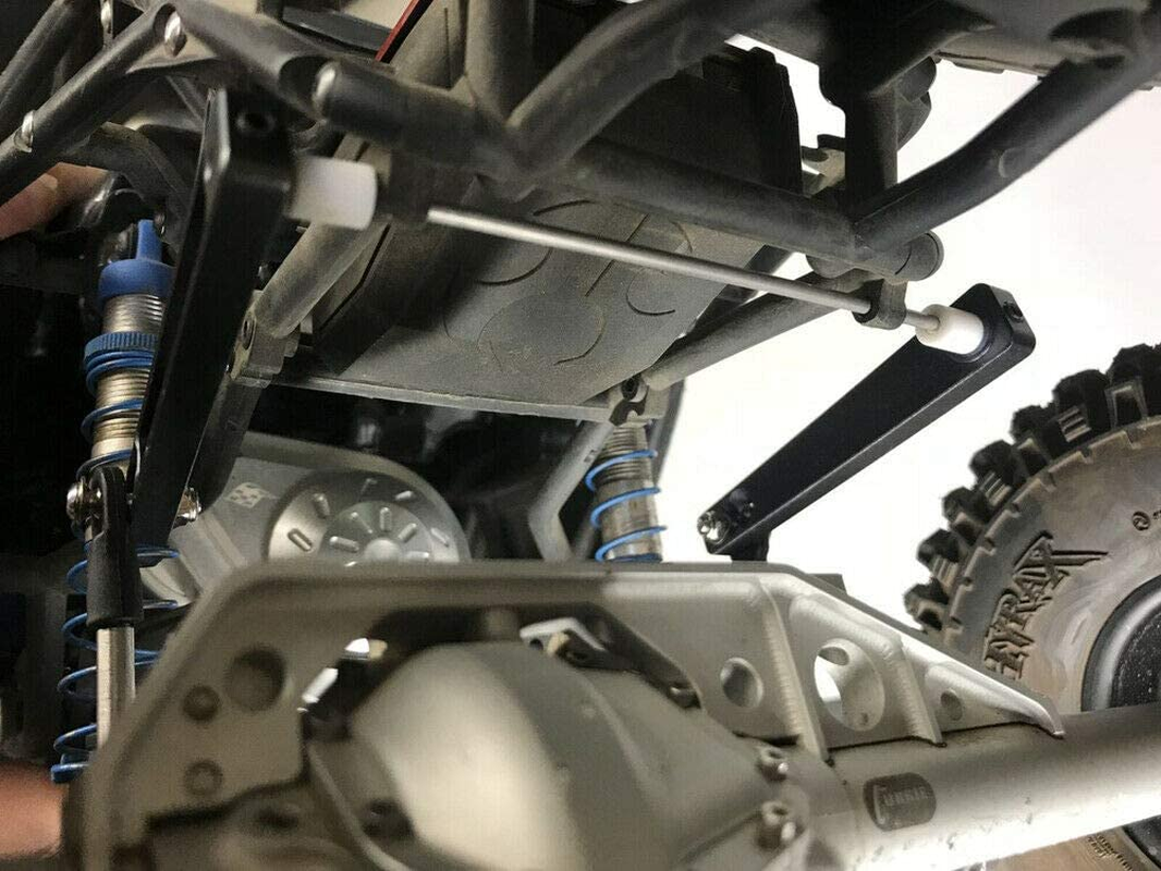 Alloy Rear Anti-Sway Bar Swaybar Set for 1/10 RC Axial Wraith RR10 Bombers (Black) image number 6