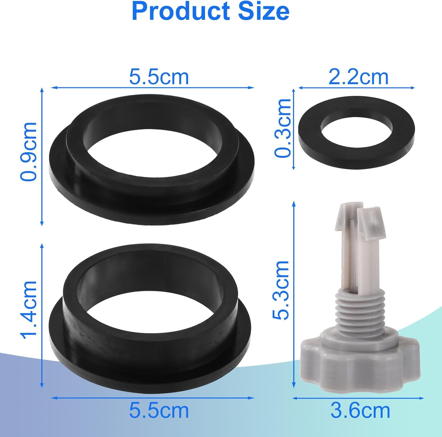 12Pcs Sand Filter Replacement Part Set Compatible with Intex Krystal Clear Sand Filter Pump, Include 1Pcs Air Release Valve 11Pcs O-Rings for Different Parts to Maintain Machine Work Smoothly image number 6