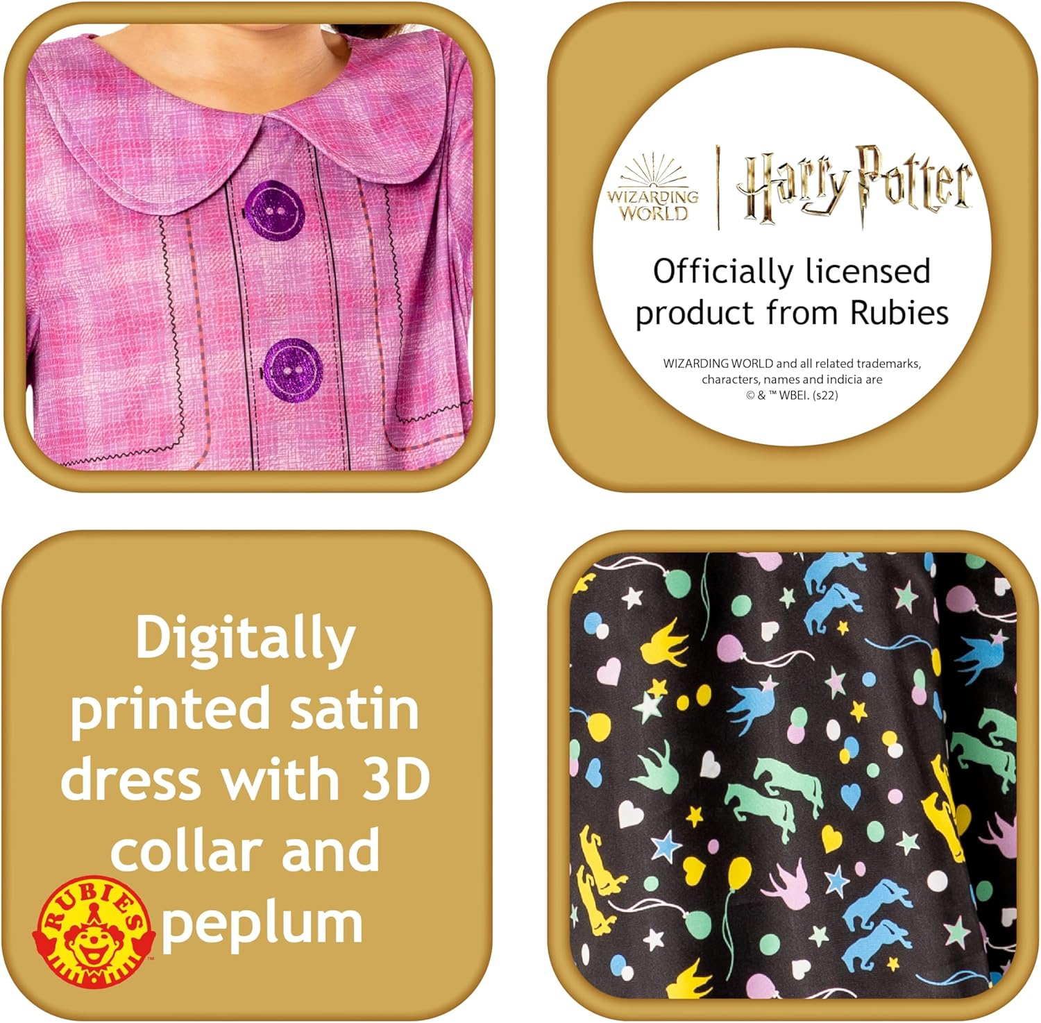 Rubie'S Official Harry Potter Luna Lovegood Child Costume, Book Day Kids Fancy Dress, Age 11-12 Years (3013261112) image number 1