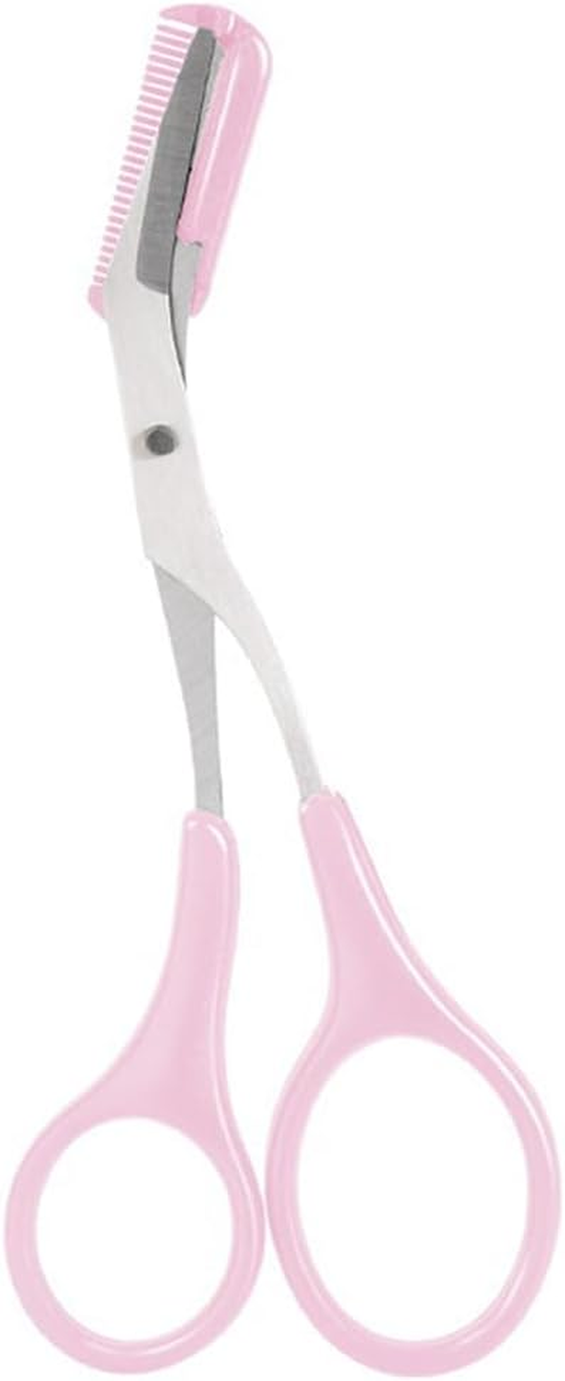 Professional Stainless Steel Eyebrow Grooming Shear Scissors with Plastic Combeyebrow Shaving Scissors Hair Remover Beauty Tool Beauty Accessories for Men and Women image number 5