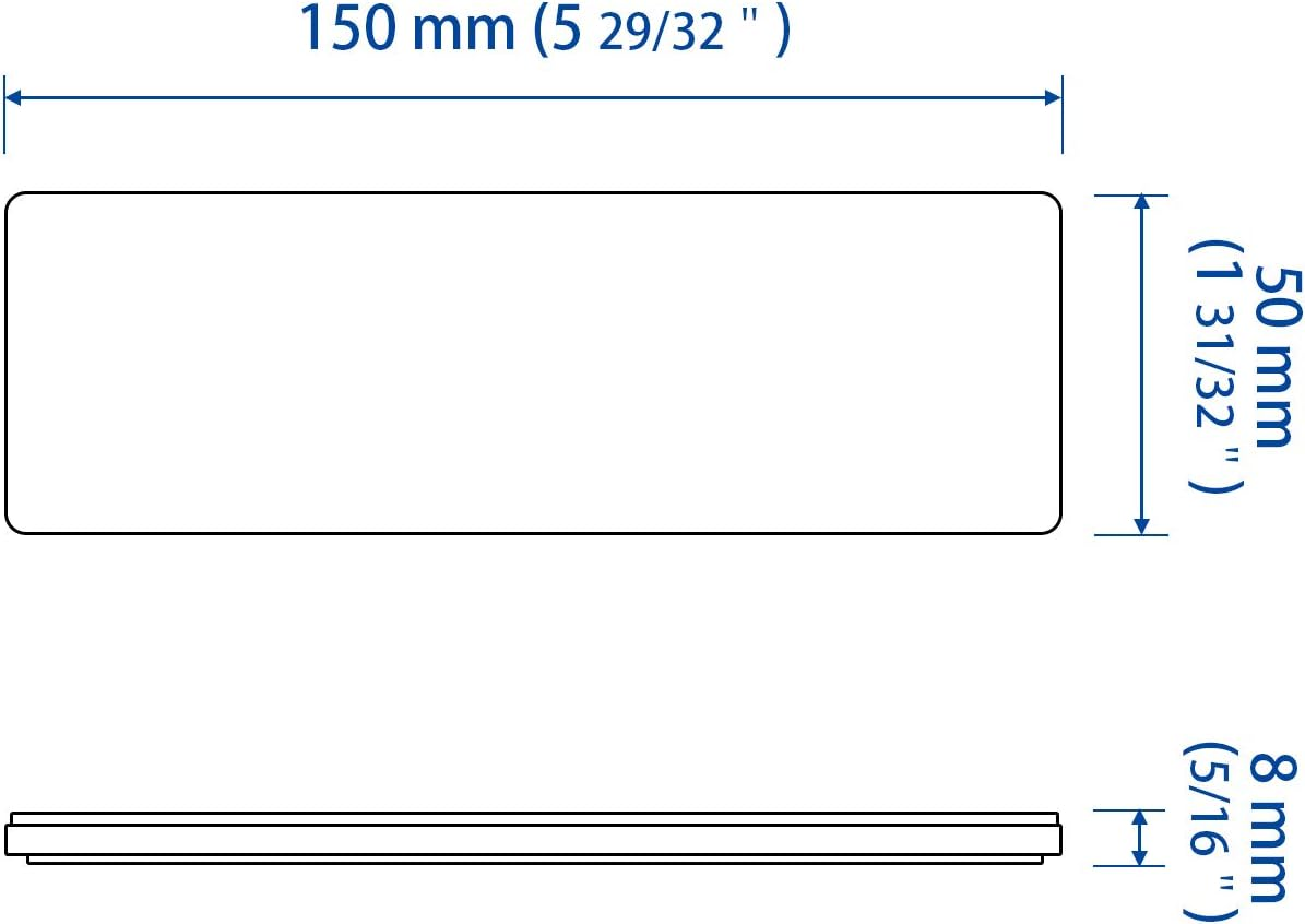 6" Rectangular Stick-On Reflectors(Kit 1/White+Red) image number 6