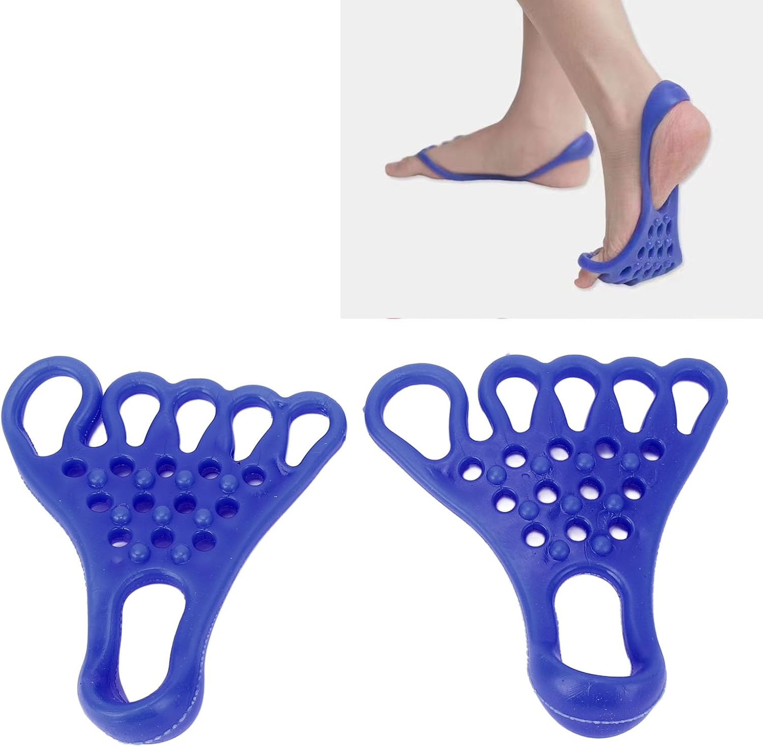 2Pcs Toe Foot Stretcher, Muscle Relaxation TPR Foot Massage Separator Stretcher Device for Home Fitness image number 5