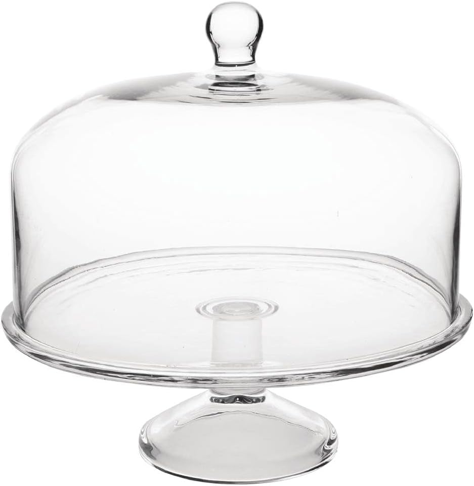 Olympia Glass Cake Stand Dome for Base CS013, 285 X 200 Mm Size image number 1