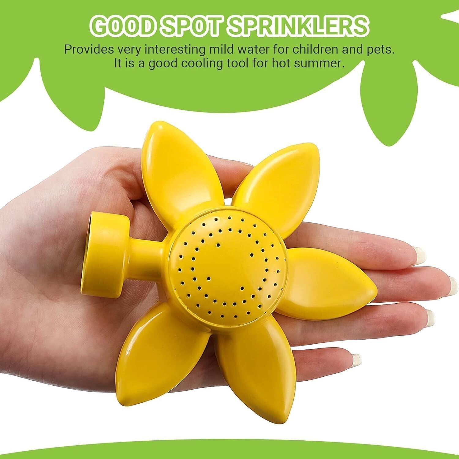 [2PK] BOOC Flower Design Circular Spot Sprinkler - Effortless Watering with Good Results image number 4