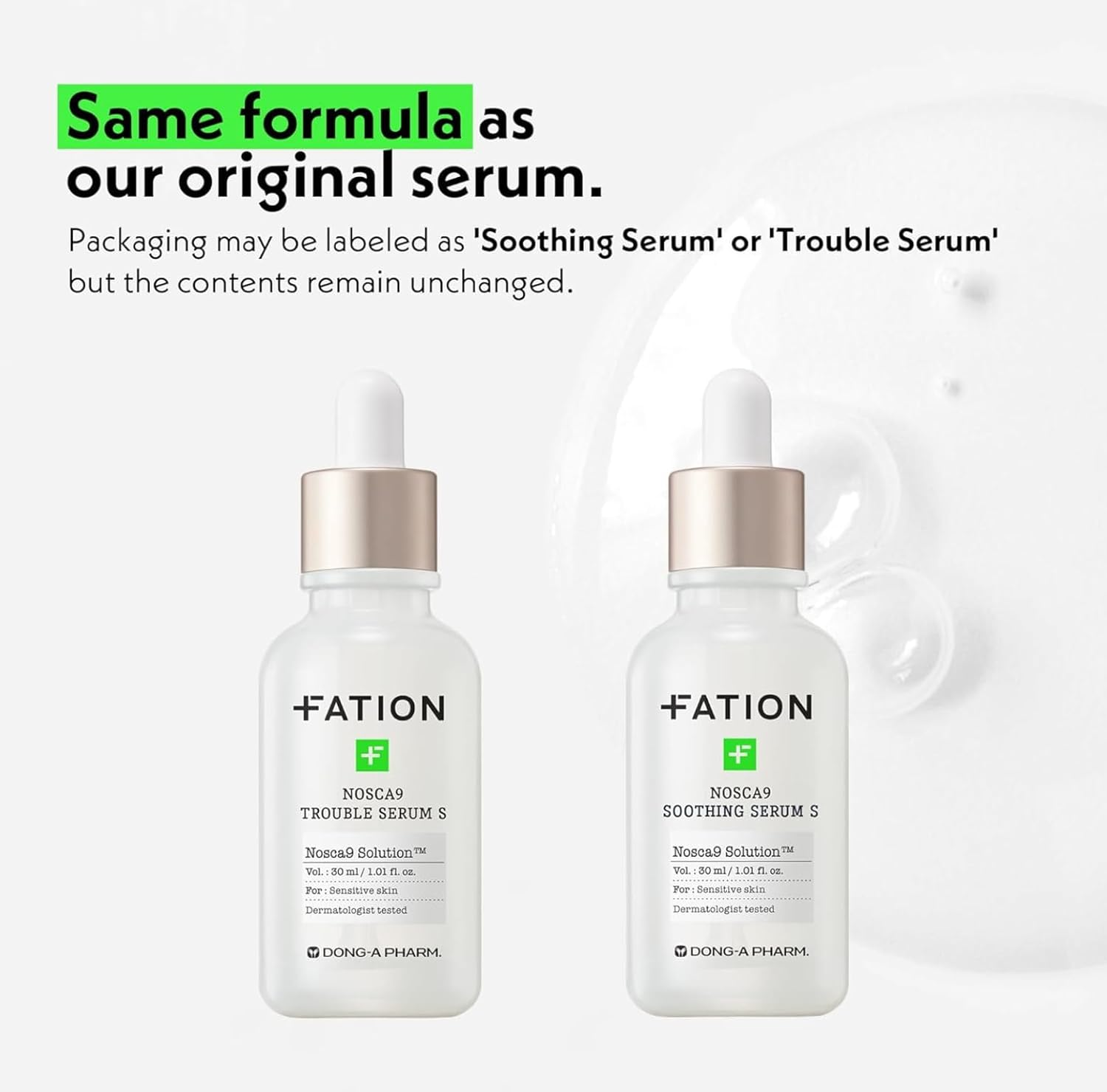 NOSCA9 Soothing Serum S - Rapid Hydrating Calming Serum with 5-Layer Ceramide Complex &Fresh Centella Asiatica, Advanced Barrier Repair for Sensitive Skin Korean Skin Care (1.01 Fl Oz (Pack of 1)) image number 4