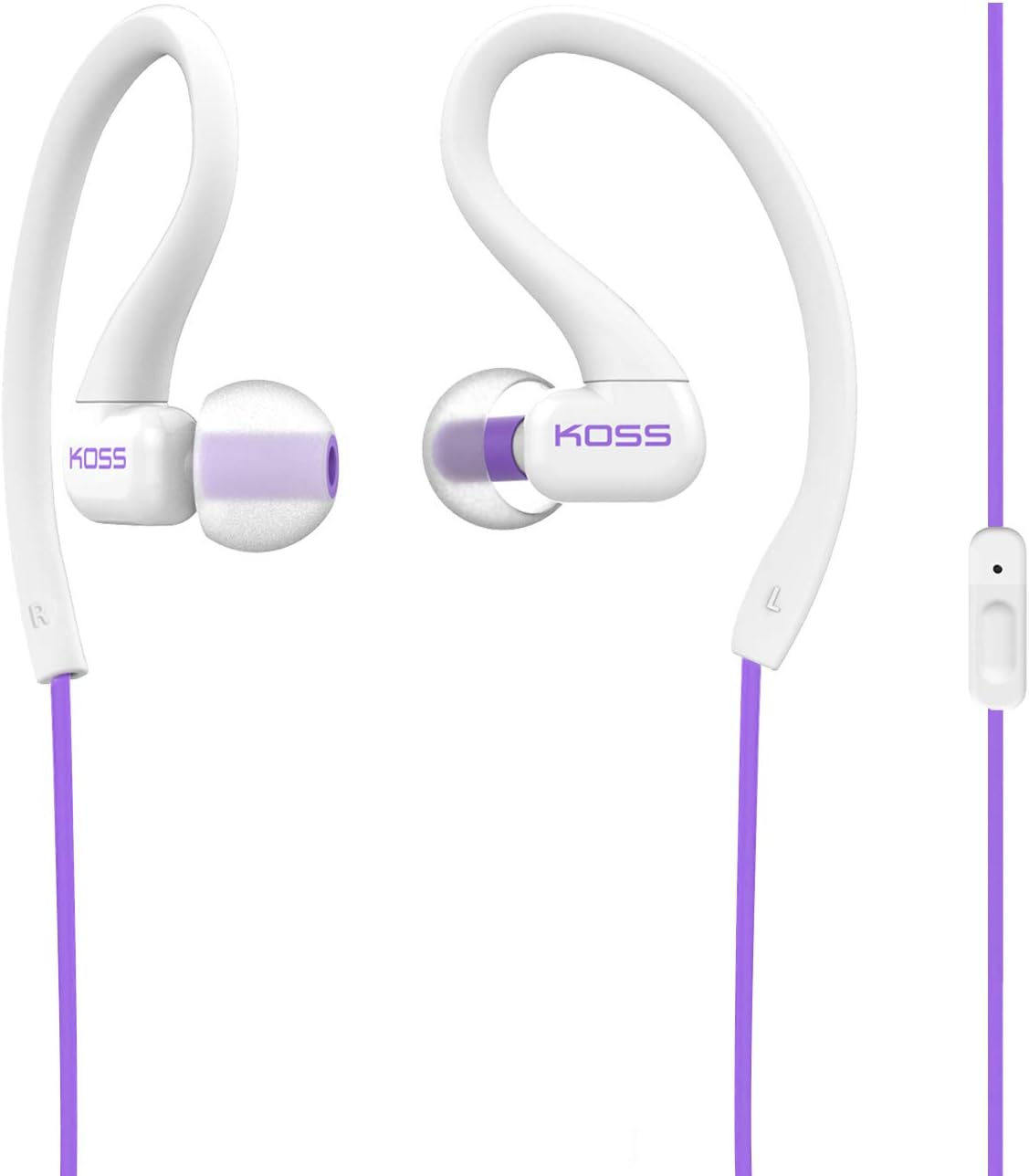 Koss Ksc32I V Sport Clip Headphones, Violet