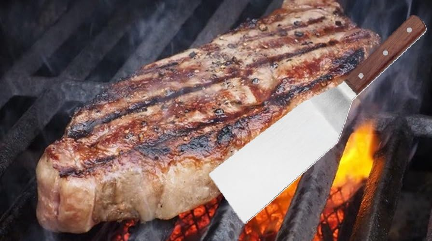 SUNRISE Stainless Steel Turner Spatula 6" X 3" Spatula image number 3