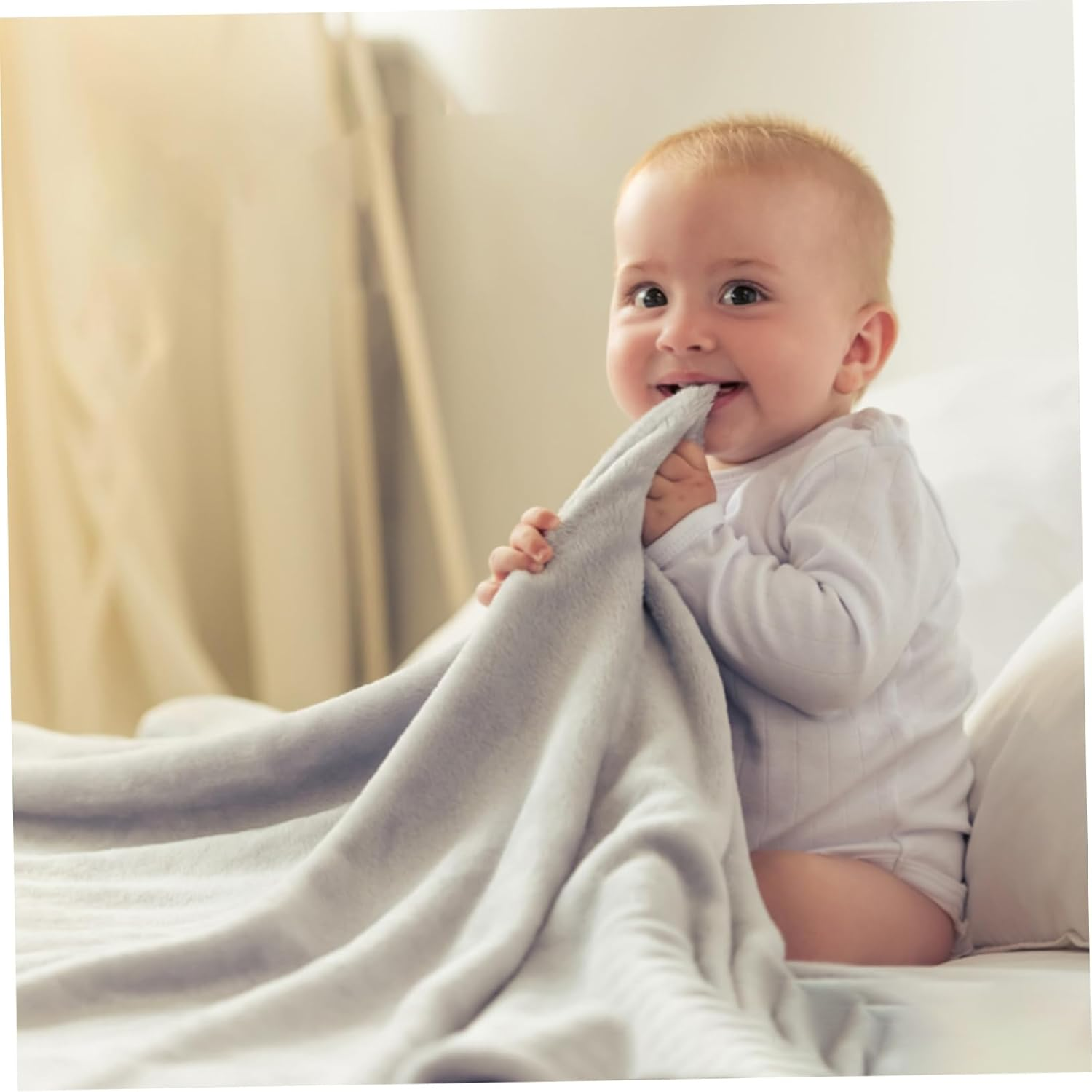 2Pcs Infant Training Pants Reusable Potty Training Pants Breathable 6-Layer Gauze Cotton Baby Diapers Blue Pineapple Cloud Patterns L Size Suitable for 7-11Kg Babies image number 6