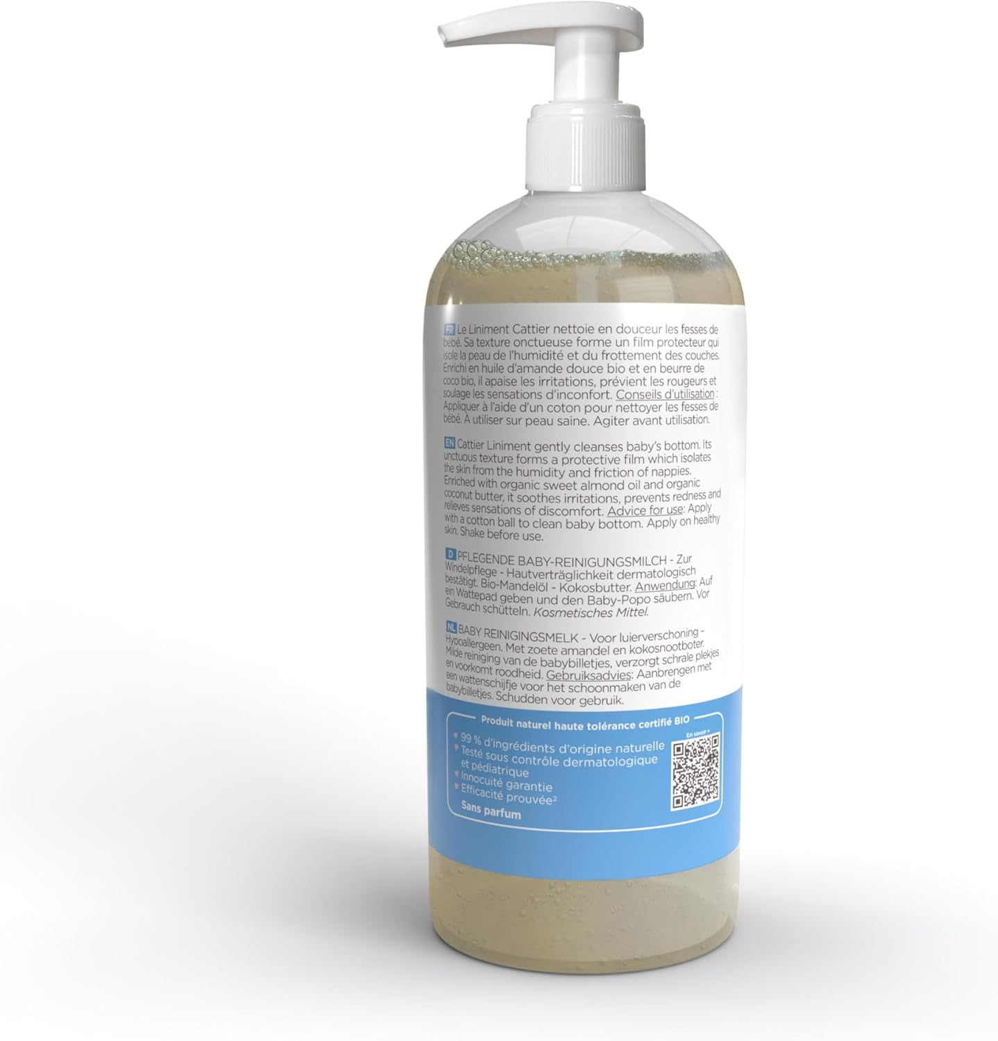 Cattier Baby Hypoallergenic Cleansing Gel 500 Ml image number 2