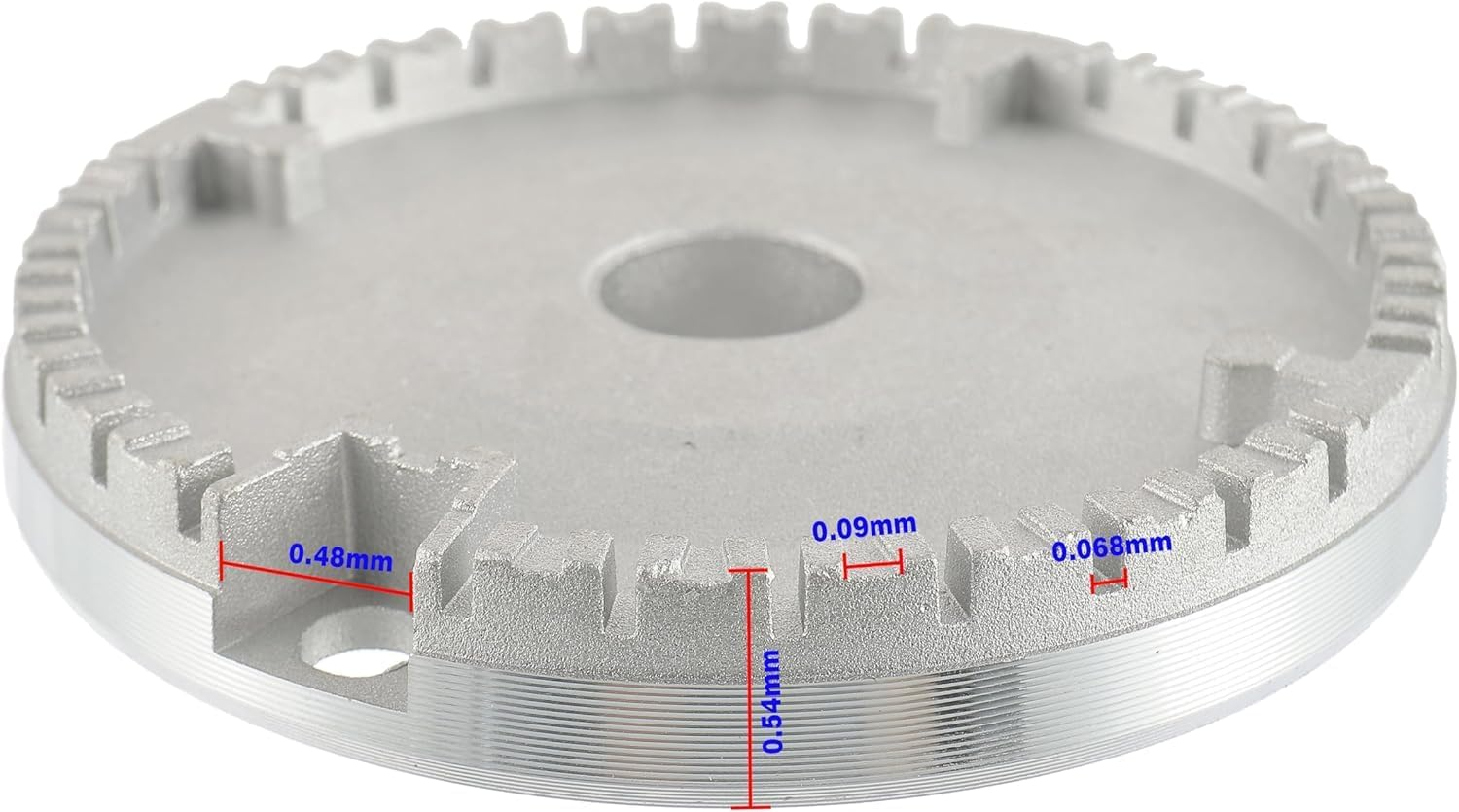 Cooker Hat Set Stove Lid Upgraded Gas Stove Burner Covers 5 Pack, Oven Gas Hob Burner Crown Flame Cap Replacement, Fits Most Gas Stove Burners, Protects Burner Heads image number 2