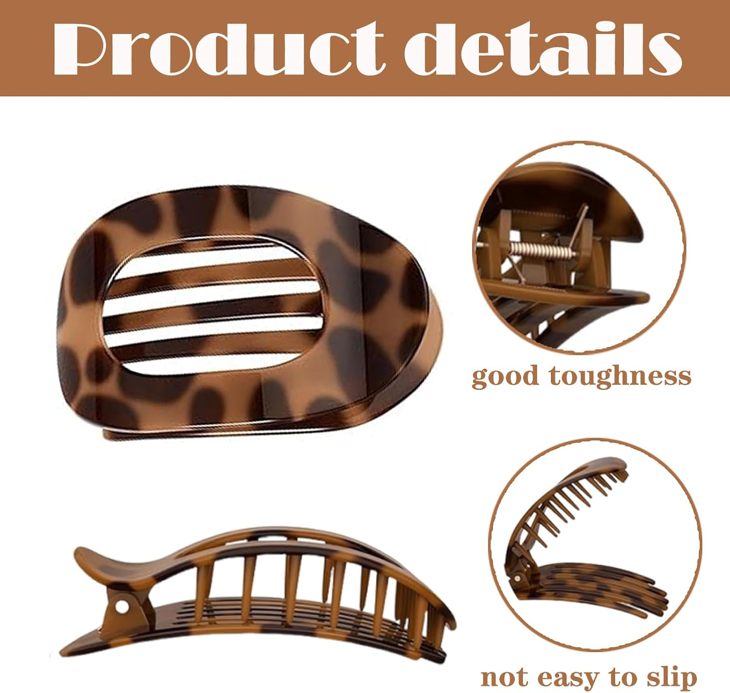 Pack of 4 Duckbill Hair Clips, Stylish Duckbill Hair Clip, Matte Large Benglatt Hair Clip for Women, Simple Elegant Flat Crab Clips for Everyday Office School Festive Occasions