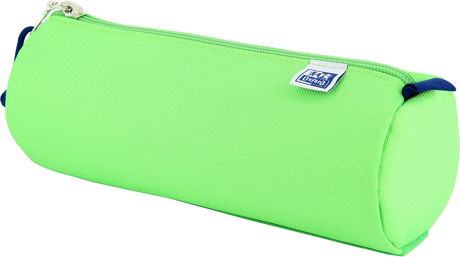 Oxford - Large round School Pencil Case, Kangoo Kids with Elastic, 22 Cm, Turquoise