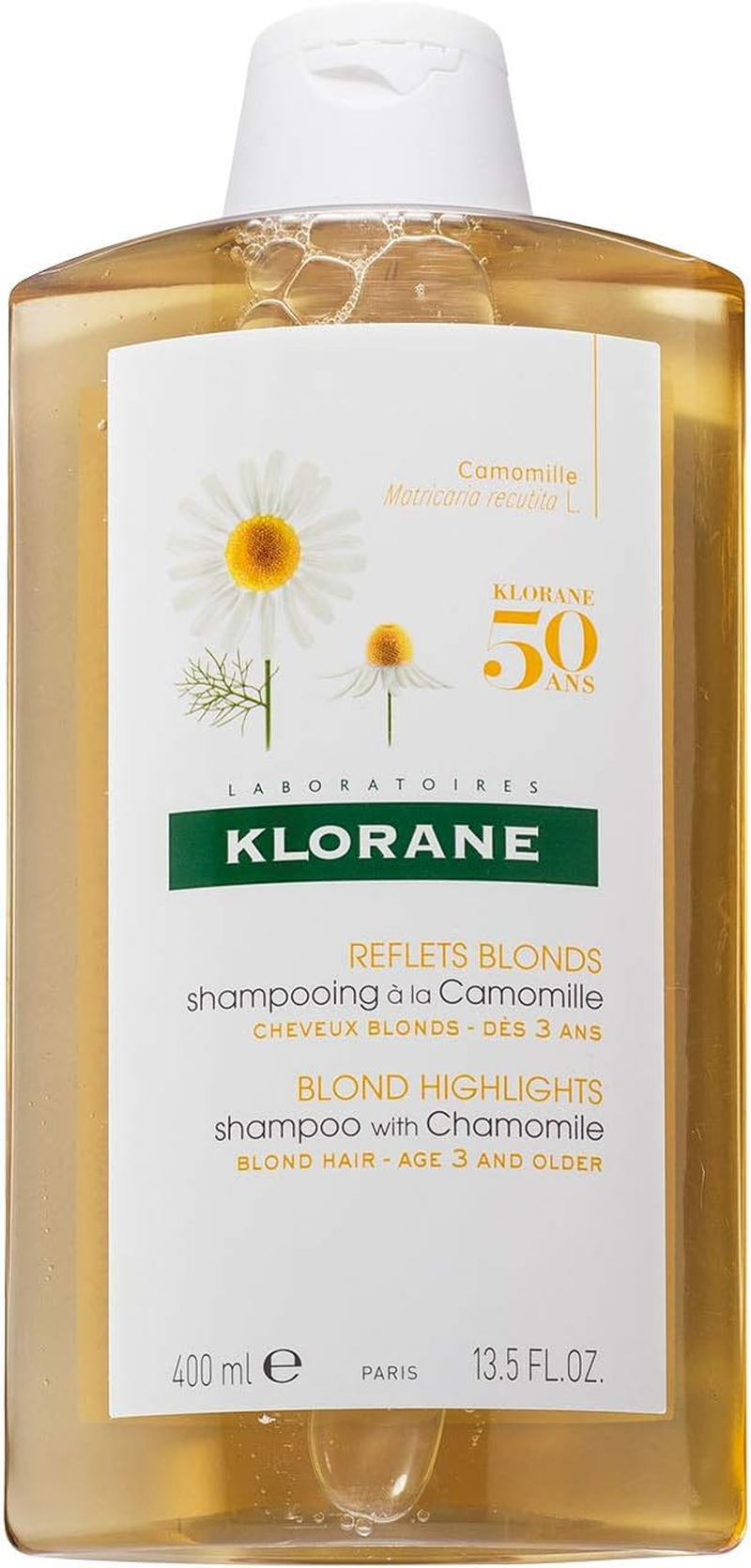 Klorane Shampoo with Chamomile (Brightening Blonde Hair) 400Ml/13.5Oz image number 2