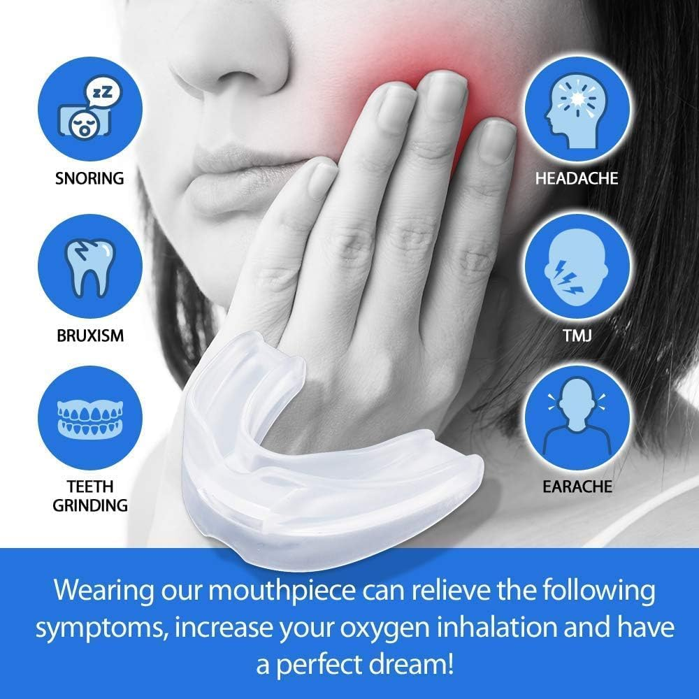 Professional Mouth Guards, Snore Stopper Mouthpiece, anti Snoring Solution Devices Sleep Aid Custom Night Mouth Guard Fit Night Dental Guard image number 5