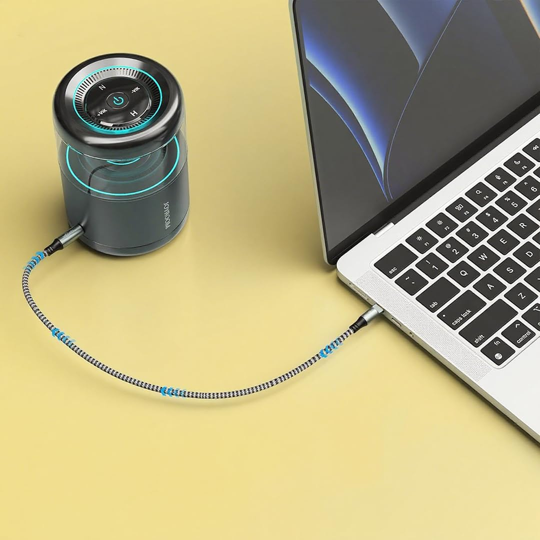 Hexchuang USB C to Toslink Optical Audio Cable Braided USBC Male to SPDIF Port Male Fiber Optic Adapter Connector for Tv/Soundbar, Ps5,Speakers & Home Theater Systems (1.8M) image number 3