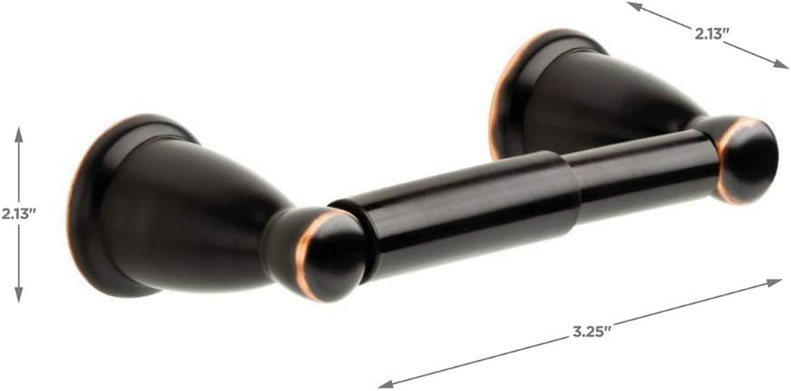 Franklin Brass Kinla 5-Piece Bath Hardware Towel Bar Accessory Set, Oil Rubbed Bronze - Satin Nickel image number 7