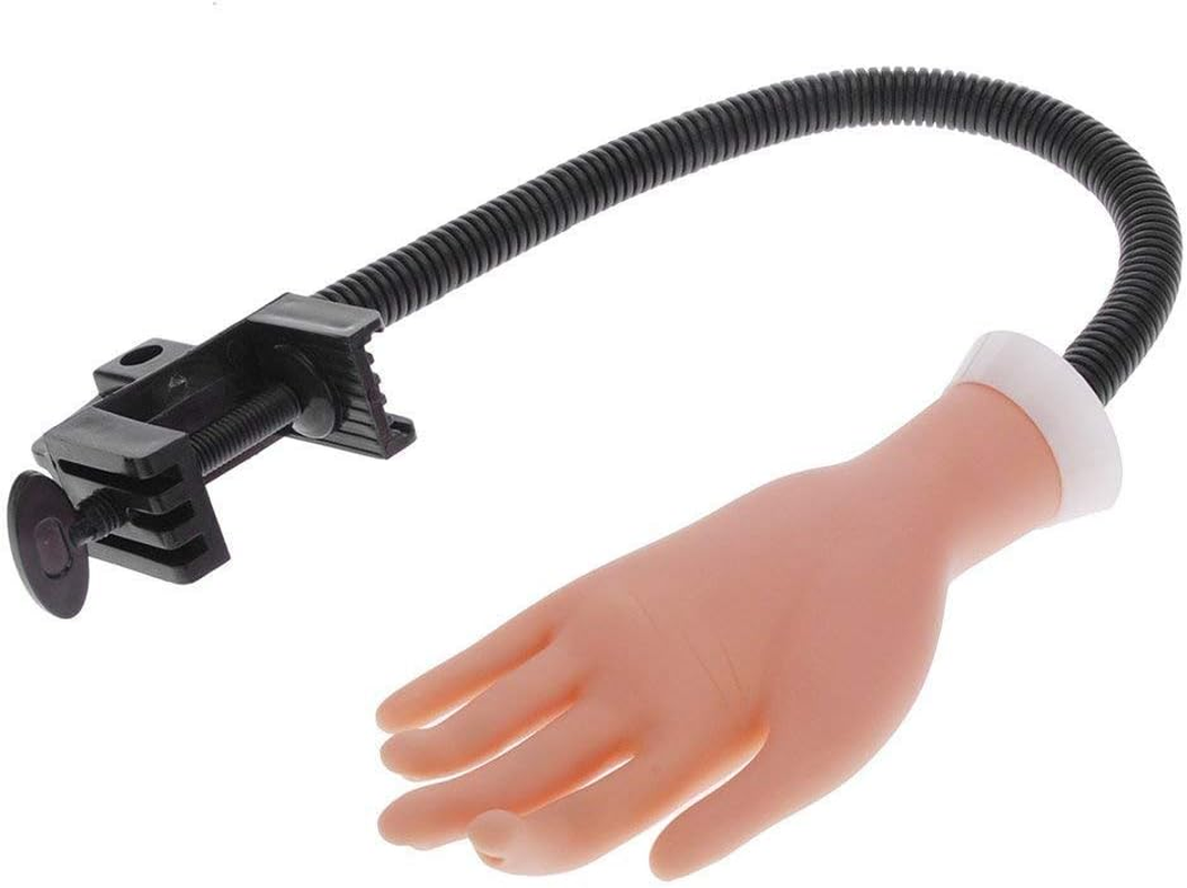 Pro Hand Rubber Flexible Nail Manicure Practice for Learning and Exhibition image number 1