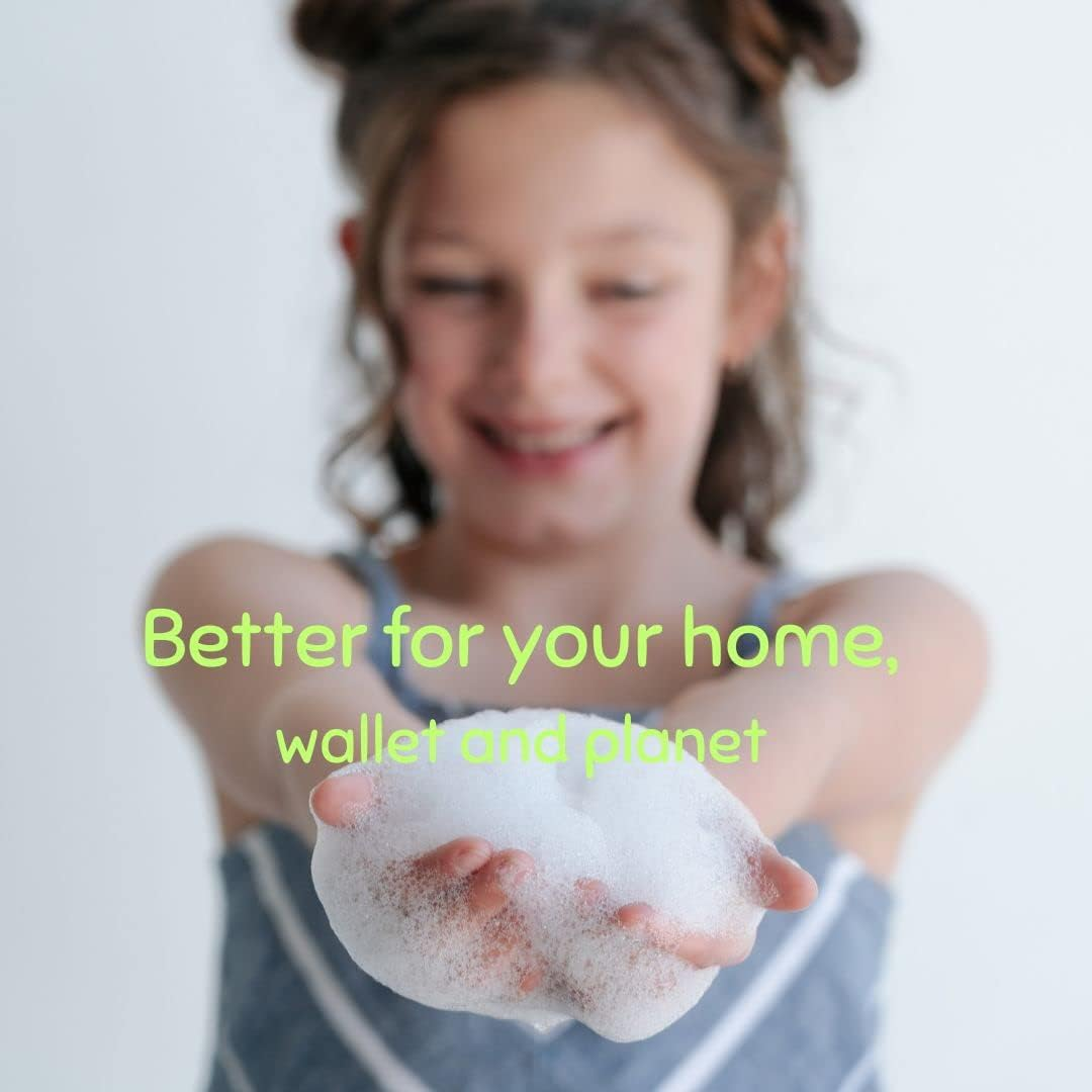 Green Bubble 6 Hand Soap Tablets Reffills, Makes over 2 Liter of Soap, ((Makes 6 X 350Ml Bottles of Soap) (6 Refills Hand Soap Tablets)