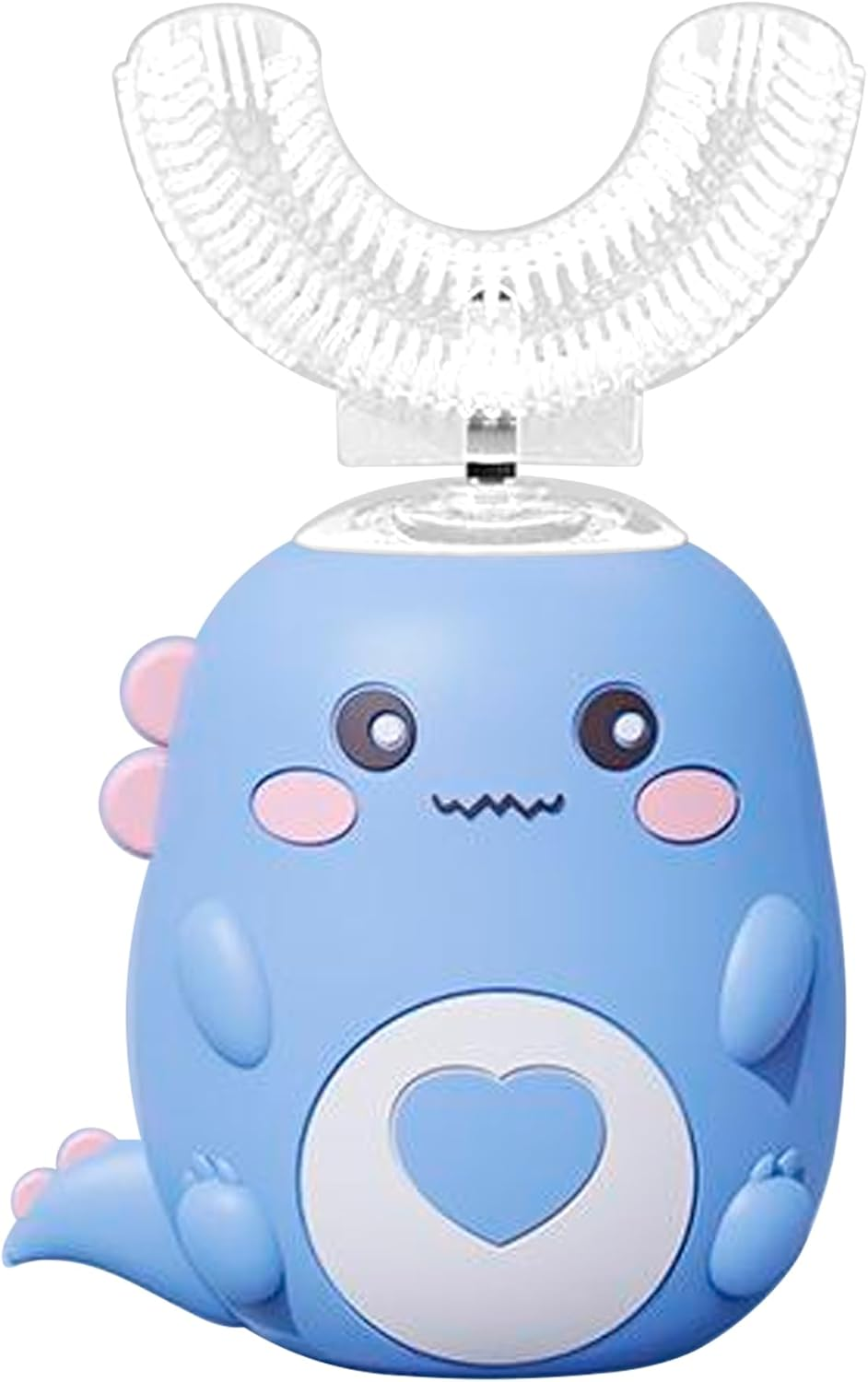 U-Shaped 360&ordm; Ultrasonic Toothbrush, Ultrasonic Kid'S U-Shaped Electric Silicone Brush Toothbrush, Ipx7 Waterproof, Whitening & Plaque Removal, for Age 2-6 (Green)