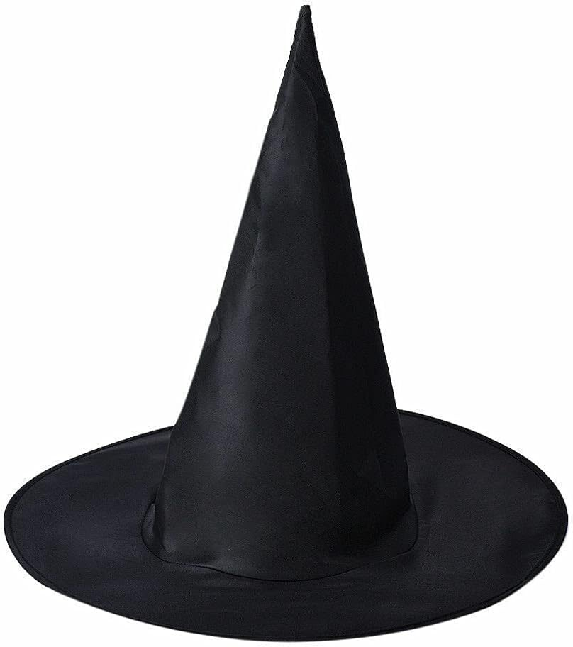 Women'S Halloween Costume Witch Hat, Black image number 3
