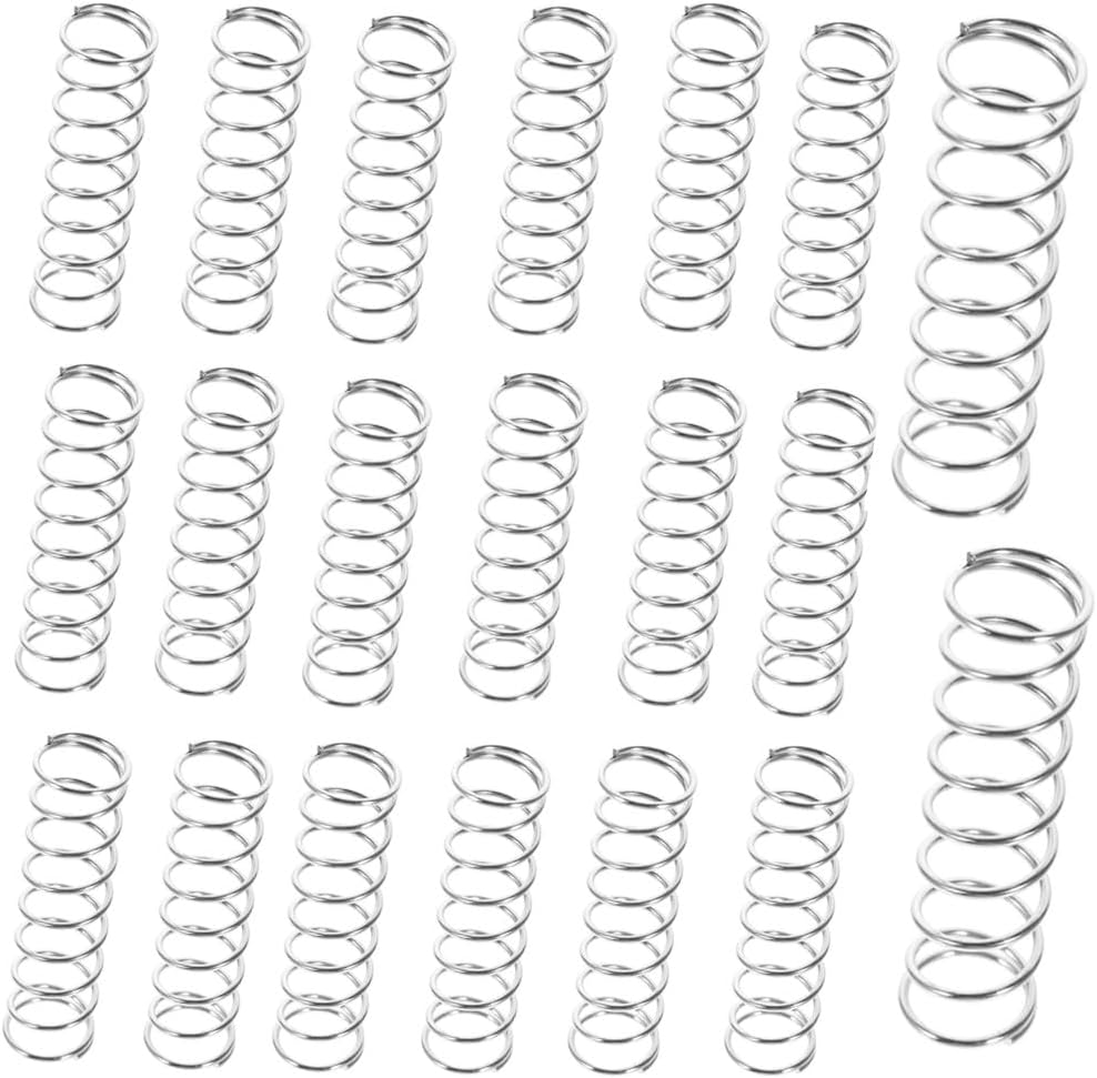 Ai-Oumleef Fruit Pruning Shears Trimming Steel Springs Small Springs Garden Pruner Tools Garden Pruner Spring Flower Pruner Spring Part (Silver 20Pcs) image number 1