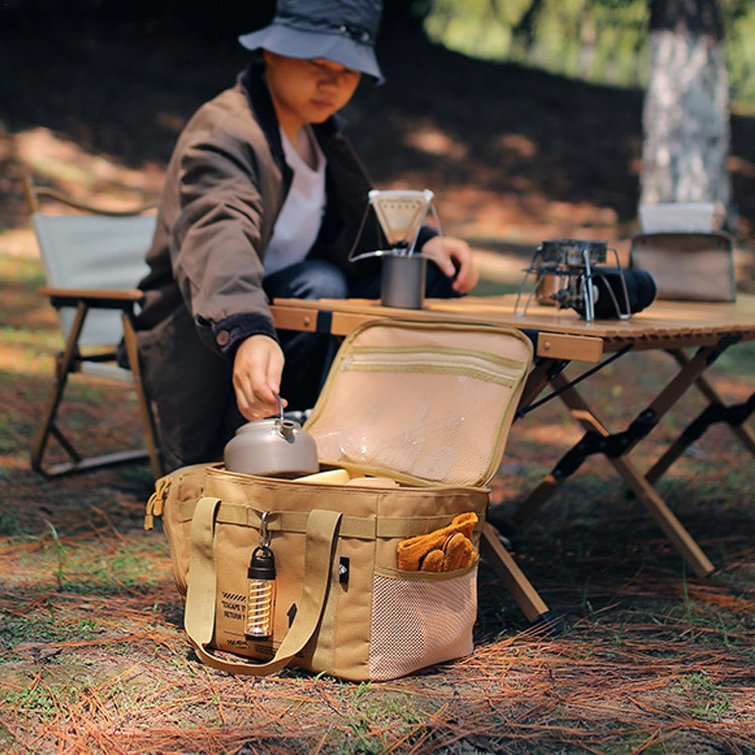 Camping Bag Tank Storage - 20L Camp Stove Portable Carrying Cover,Large Capacity Protective Multifunctional Camping Tank Storage Bag for Outdoor Camping Hiking Barbecue