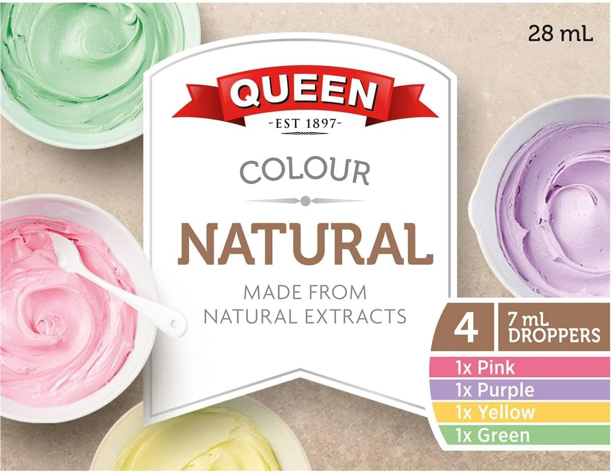 Queen Natural Rainbow Food Colour, 4 X 7 Ml image number 3