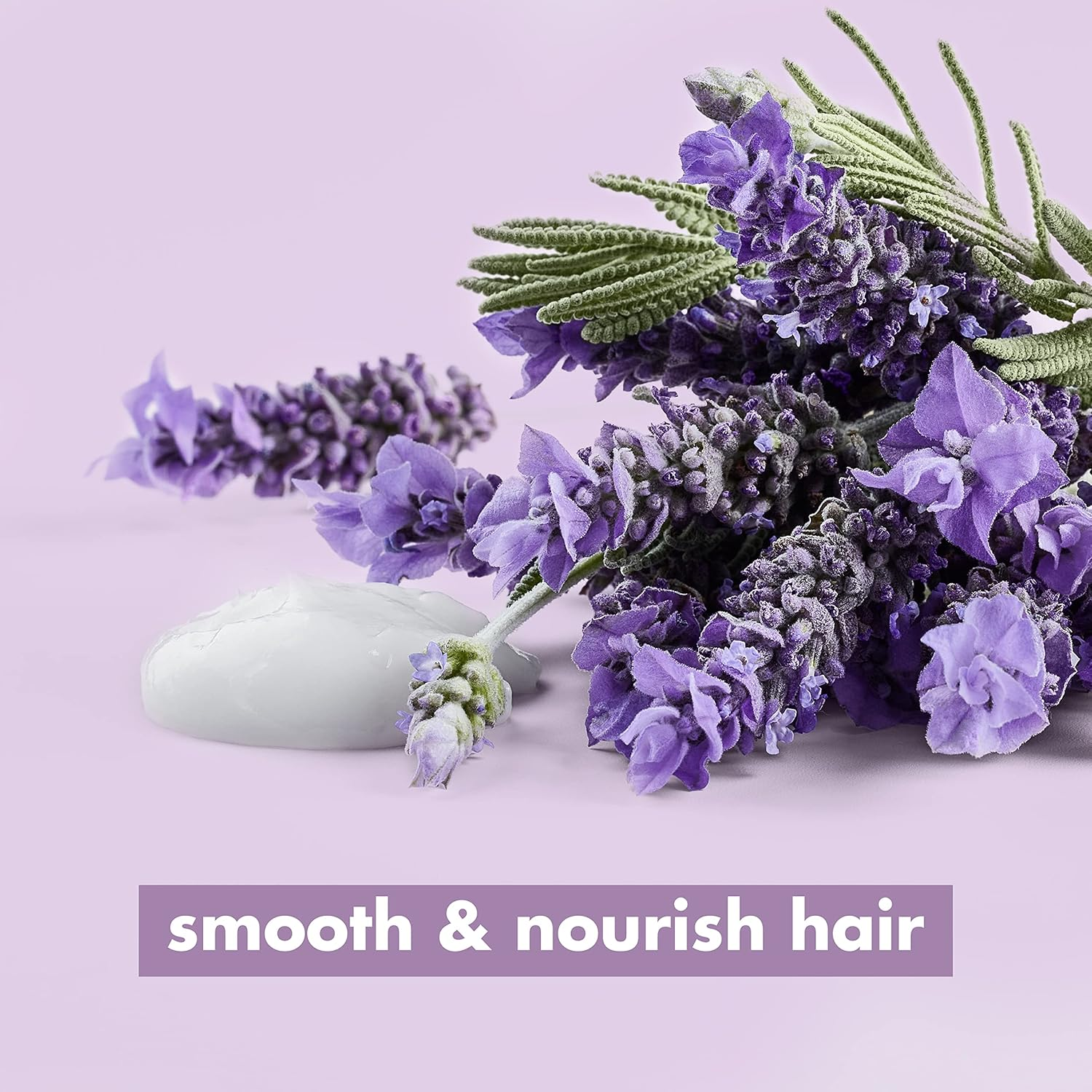 Love Beauty and Planet Smooth & Serene Biodegradable Conditioner for Frizz Control - Argan Oil & Lavender, Vegan, 0% Silicones, Parabens, and Dyes - 13.5 Oz image number 5