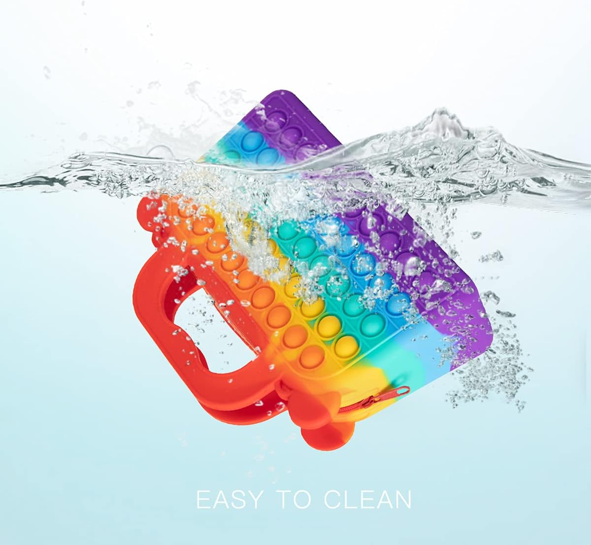 AWINNER Push Bubble Fidget Pop Handbags,Shoulder Bag for Girls and Women Relief Stress Sensory Toy image number 2