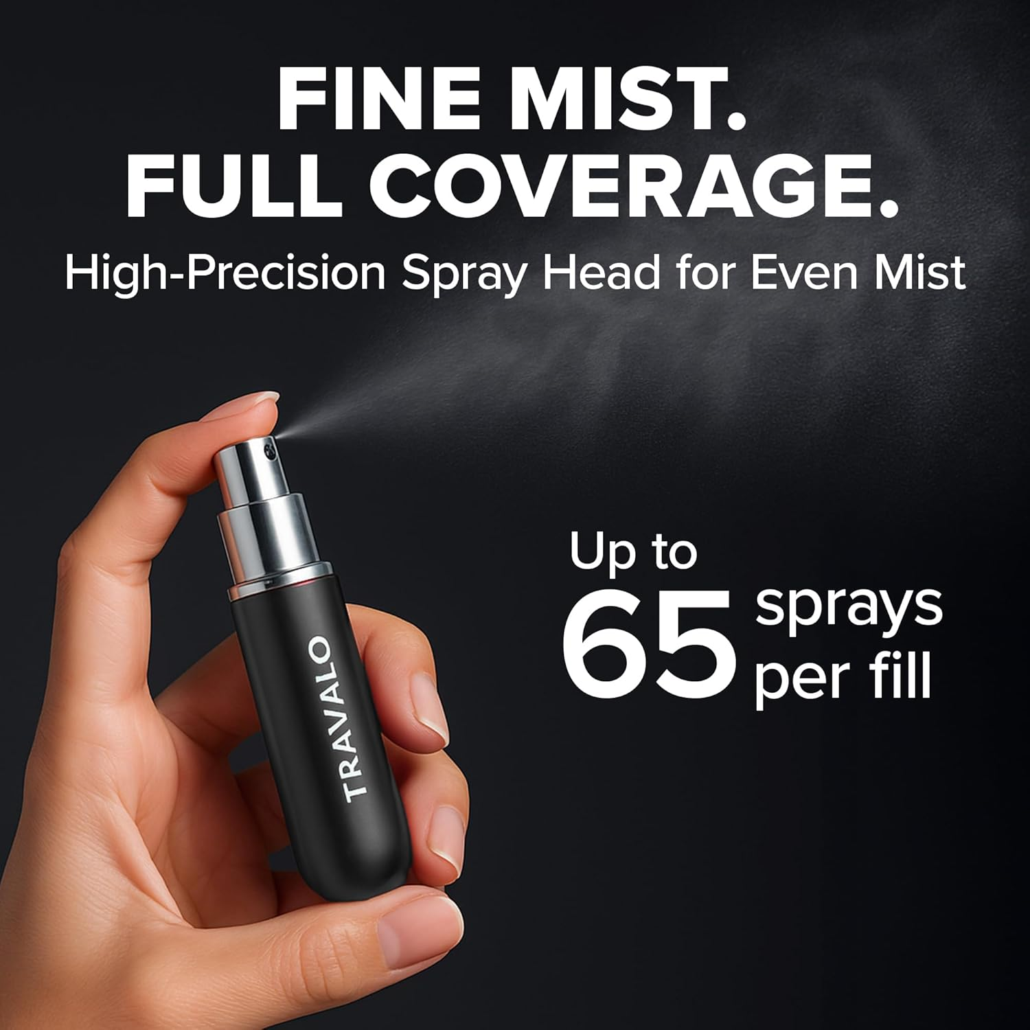 Perfume Atomiser by Travalo Classic HD Black / 0.17 Fl.Oz. 5Ml - Brown image number 5
