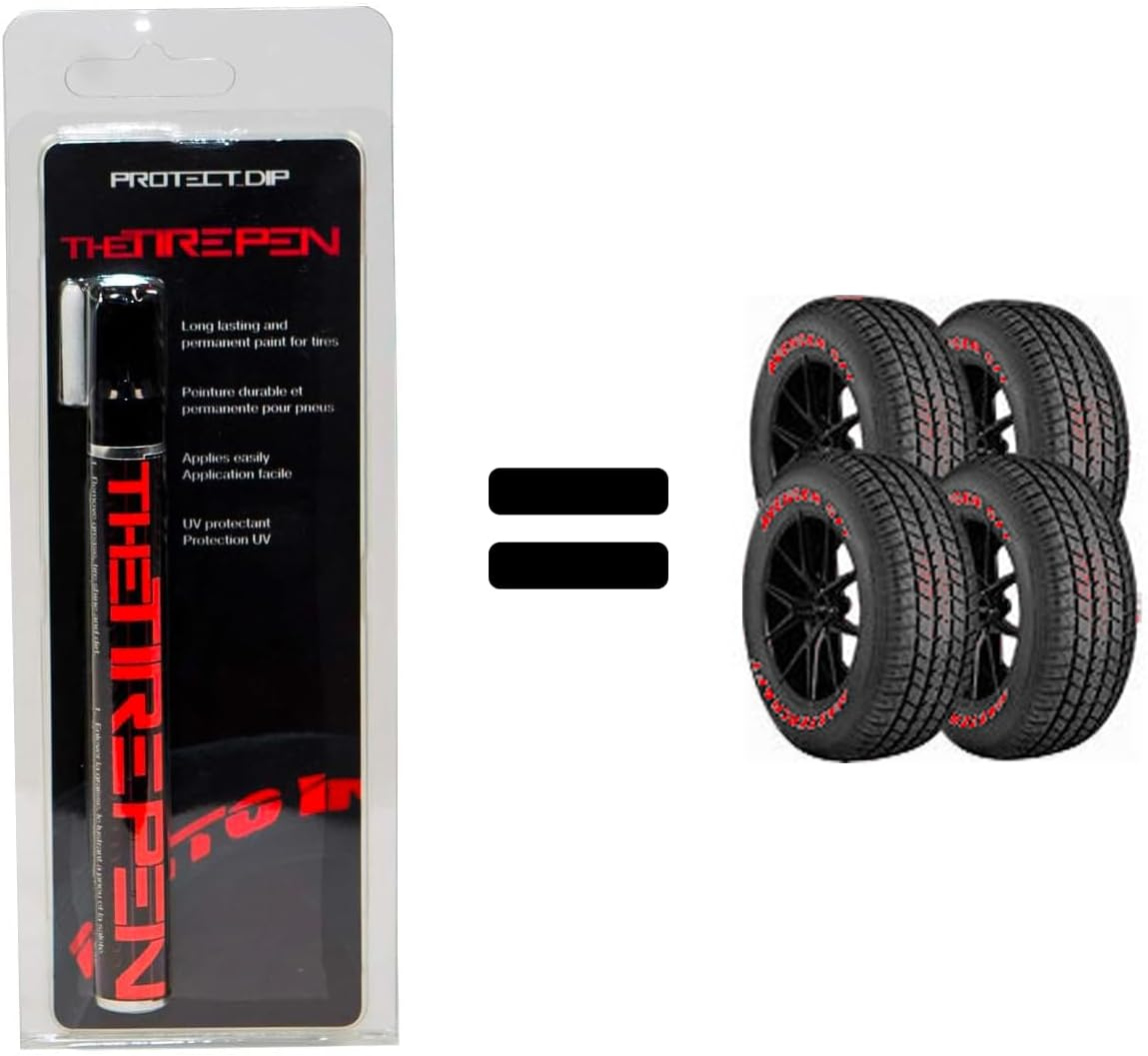 The Tire Pen Tire Lettering Paint Pen (Red)